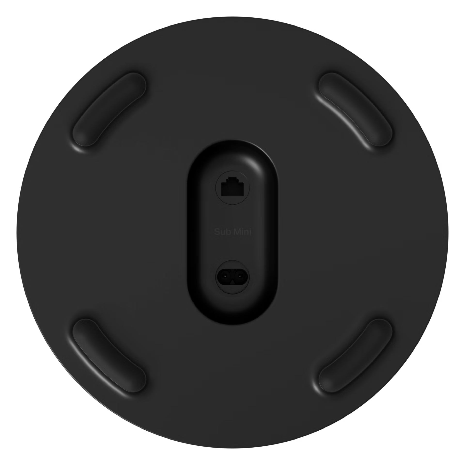 Sonos Sub Mini wireless setup via Sonos app on smartphone showing Trueplay tuning screen