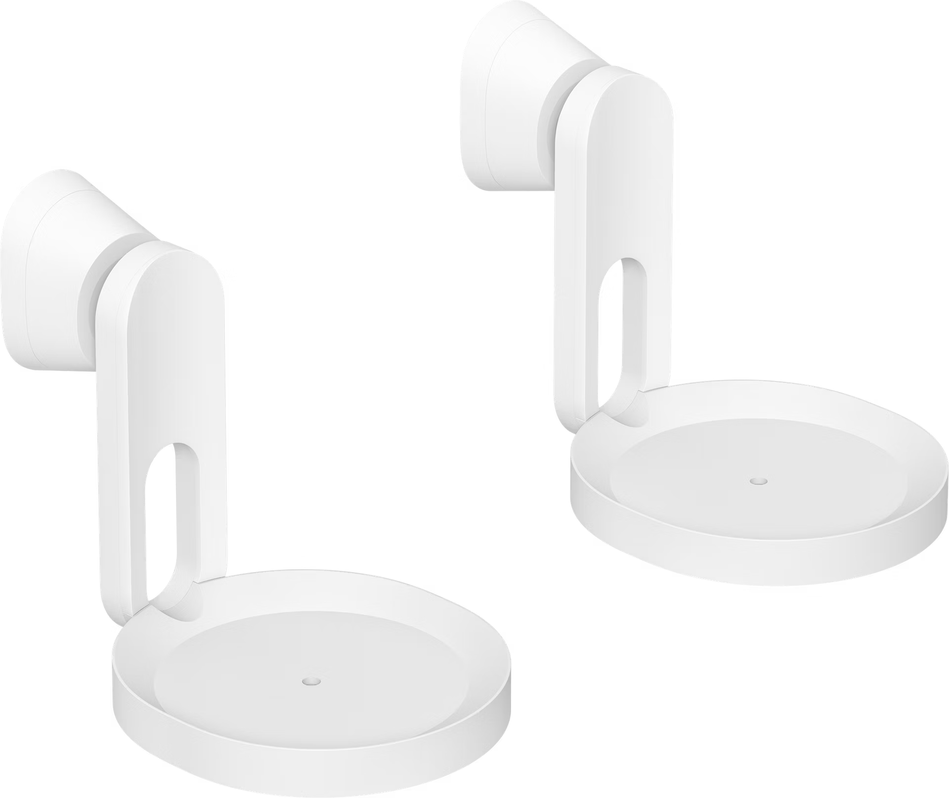 Sonos Era 100 mount pair in white — official elegant wall-mount accessory duo for stereo Era 100 setup