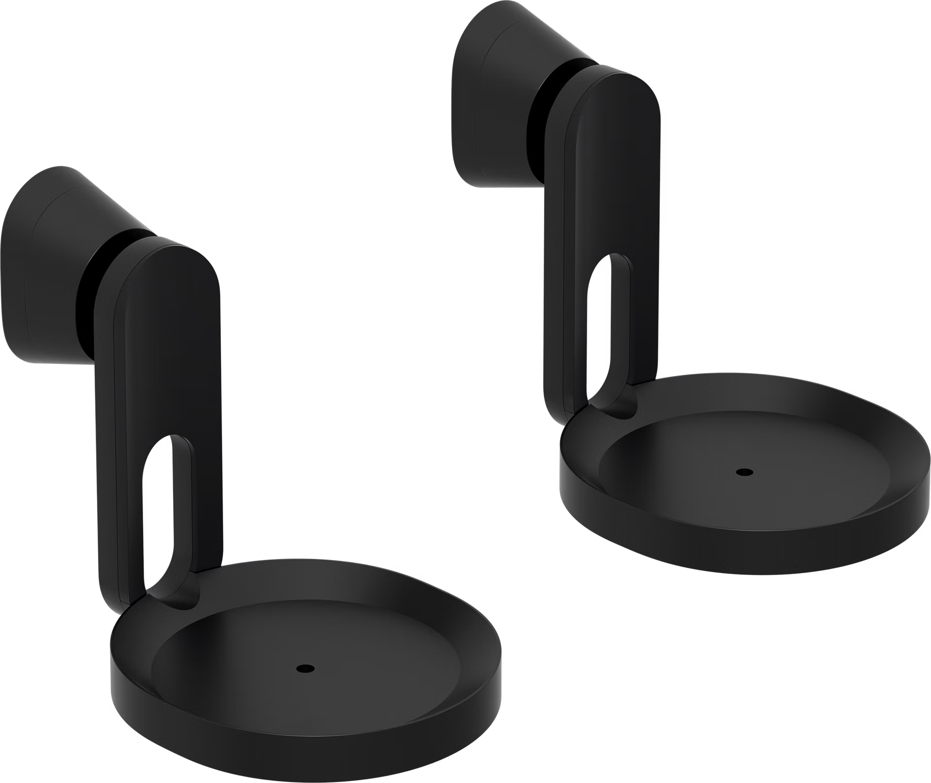 Sonos Era 100 mount pair in black — official elegant wall-mount accessory duo for stereo Era 100 setup