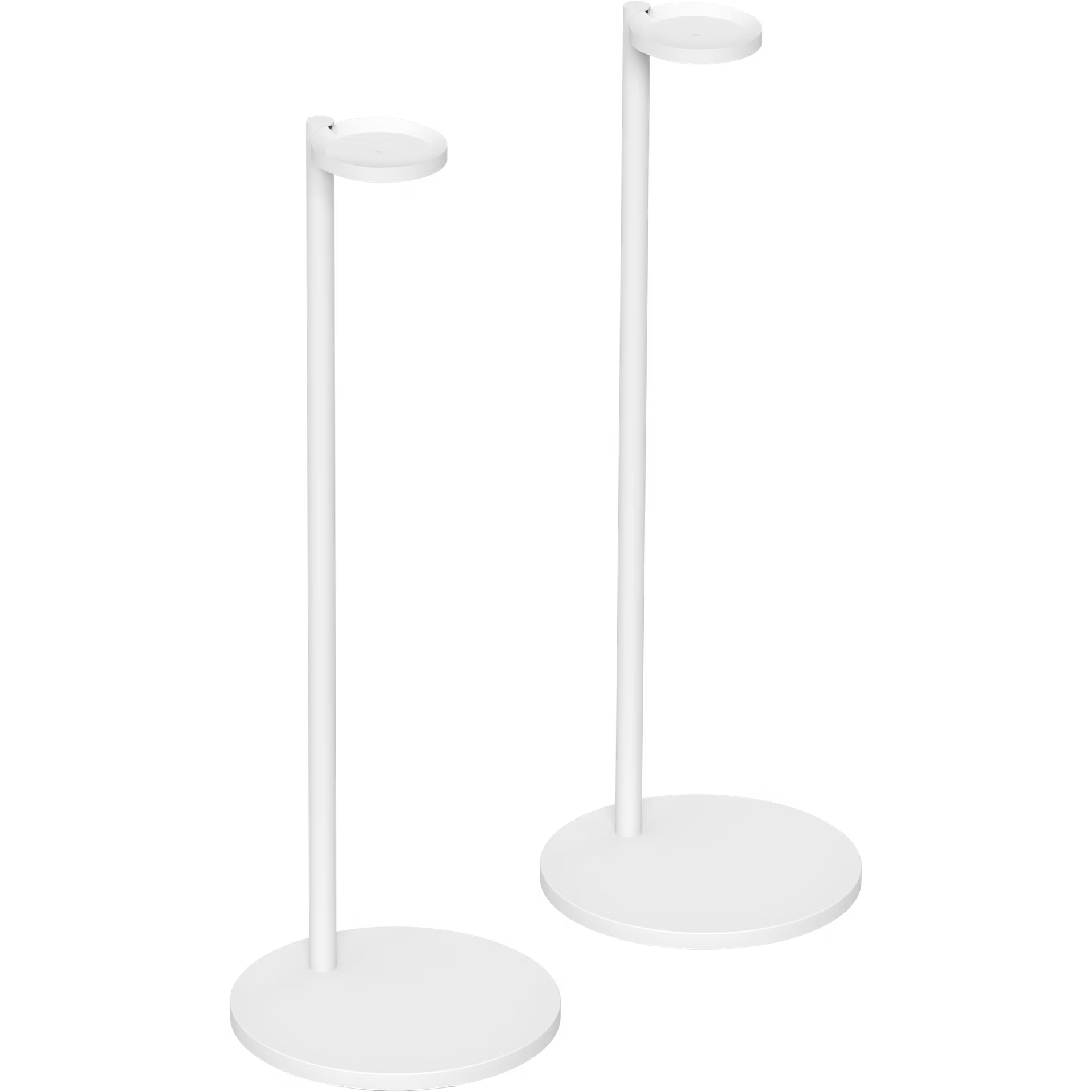Sonos Era 100 stand pair in white — official elegant floorstand duo for Sonos Era 100 stereo speaker setup