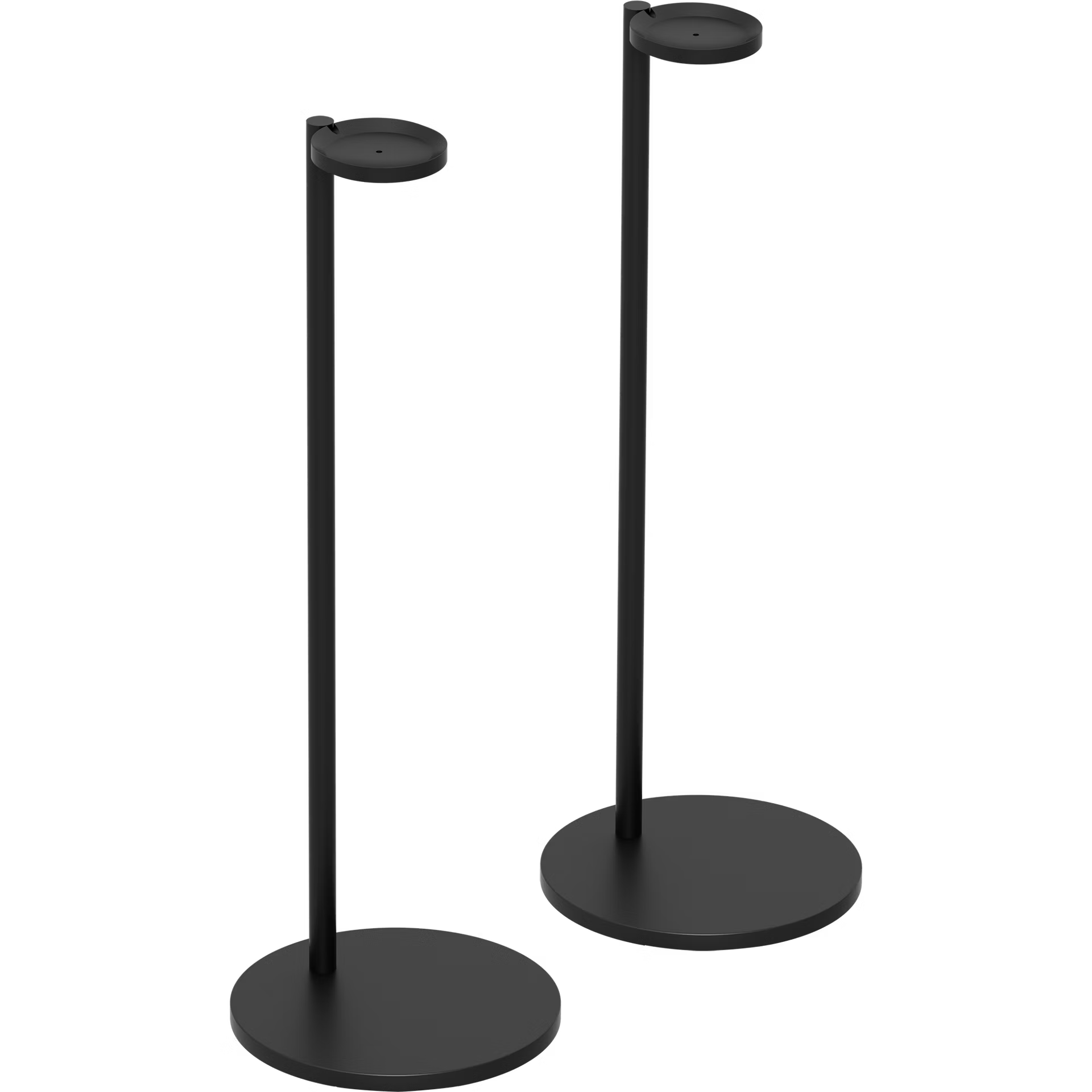 Sonos Era 100 stand pair in black — official elegant floorstand duo for Sonos Era 100 stereo speaker setup