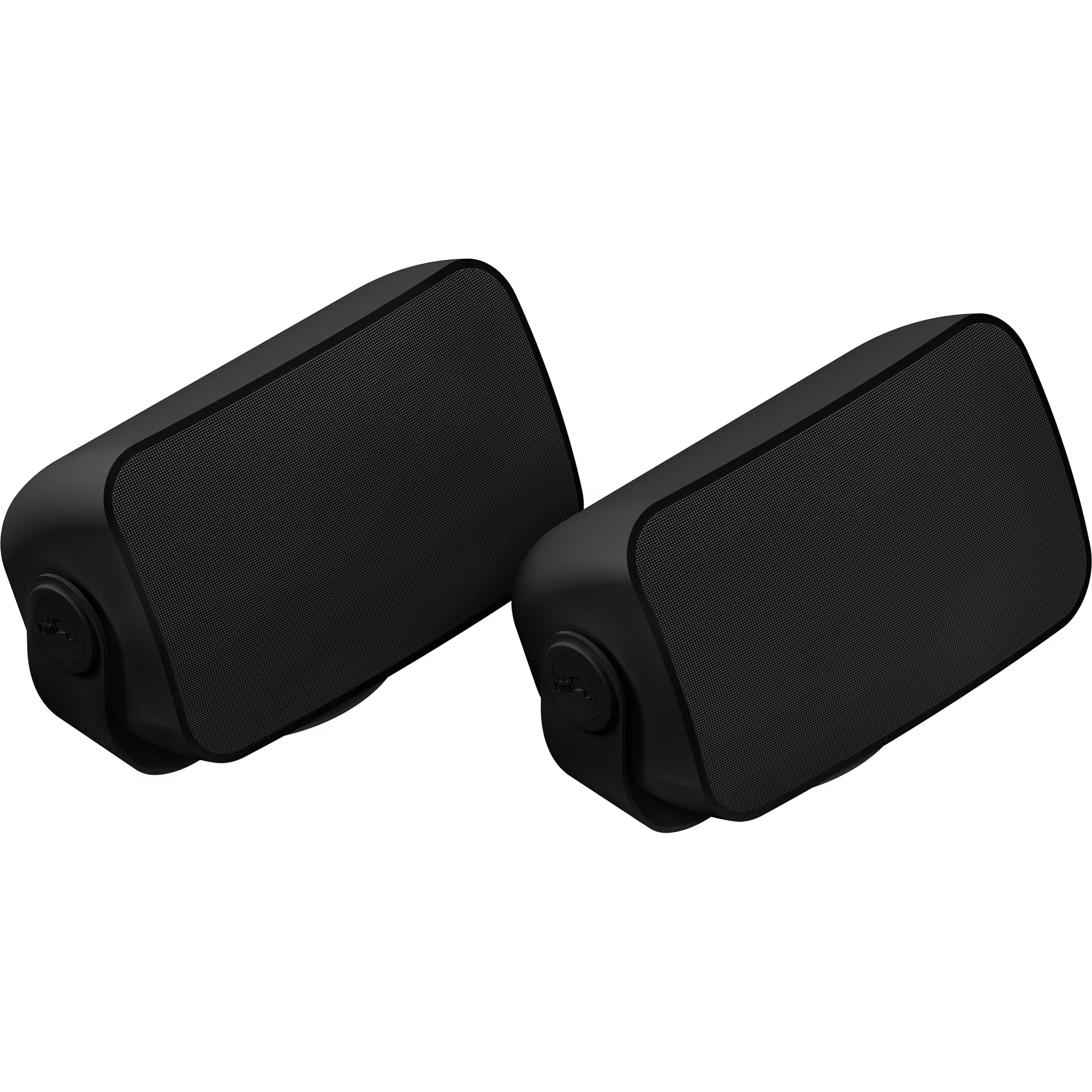 Sonos Outdoor by Sonance pair in black — HiFi weatherproof custom outdoor loudspeakers for garden audio