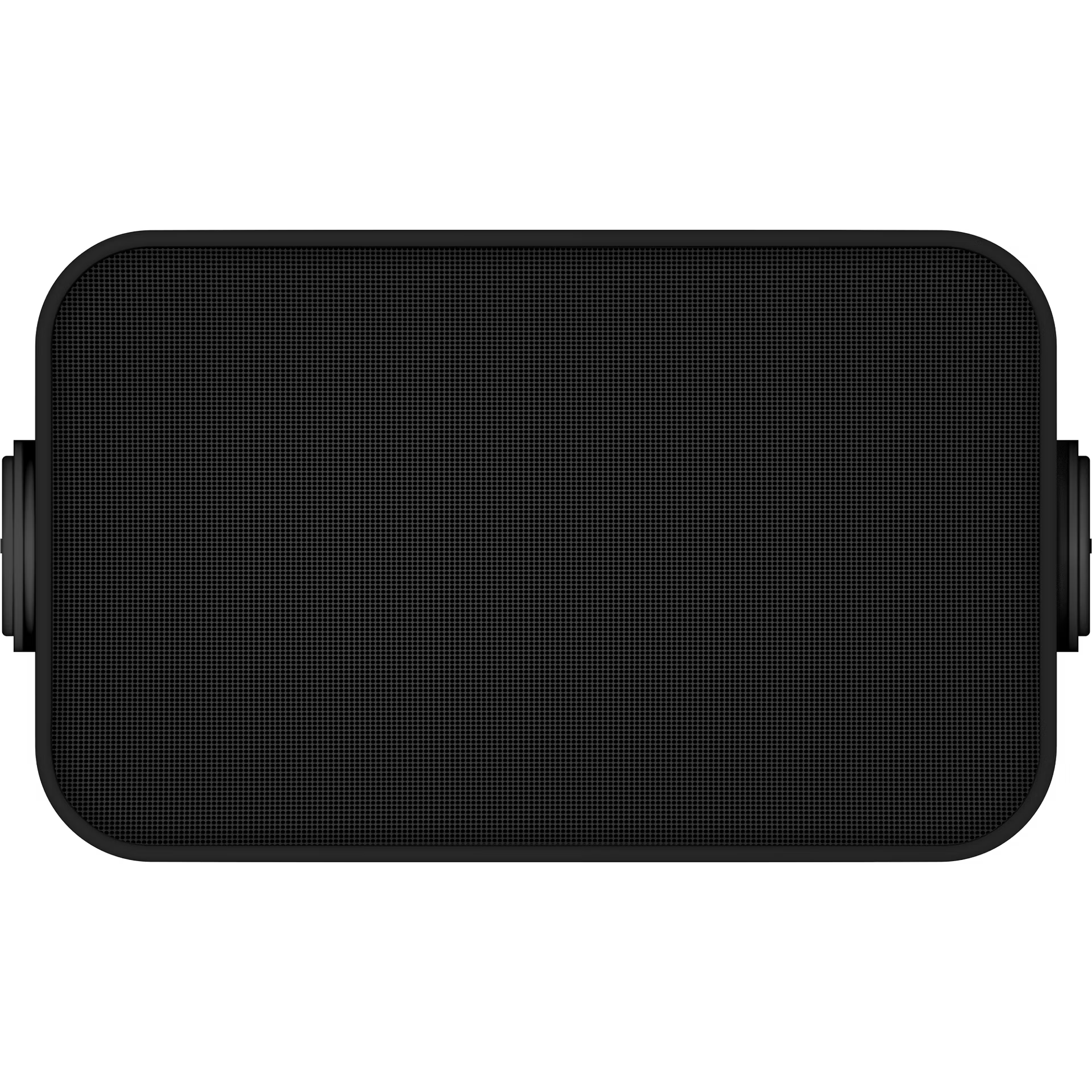 Single Sonos Outdoor by Sonance in black — bold custom HiFi all-weather loudspeaker for outdoor installation