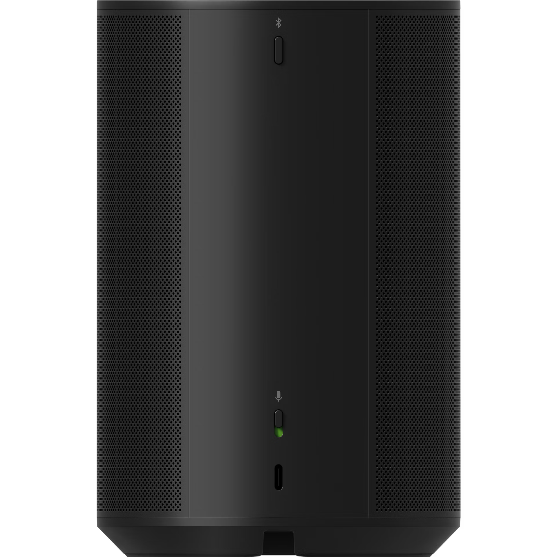 Sonos Era 100 Black rear panel with USB-C, line-in port and Bluetooth pairing button