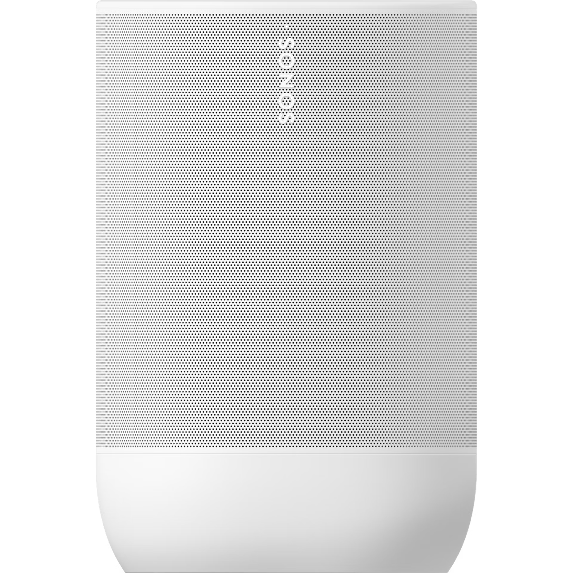 Sonos Move 2 White portable HiFi smart speaker – front view with clean soft white finish