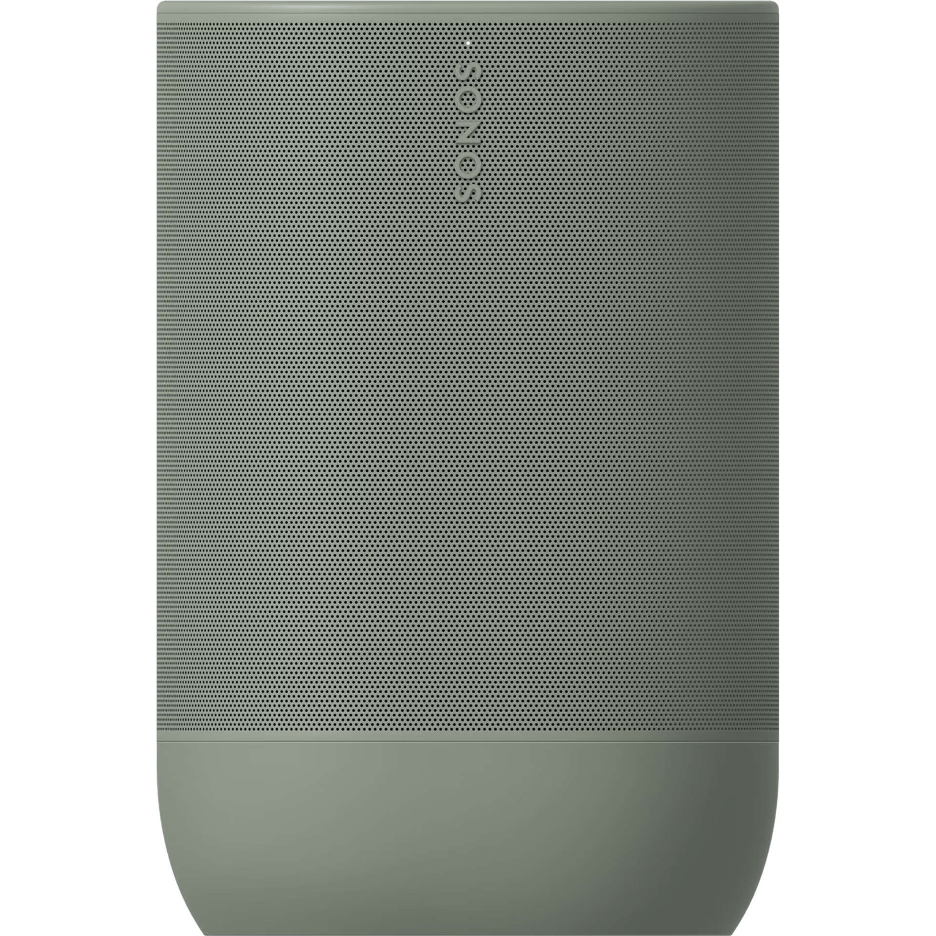 Close-up of Sonos Move 2 Olive wireless charging base and inductive contact points