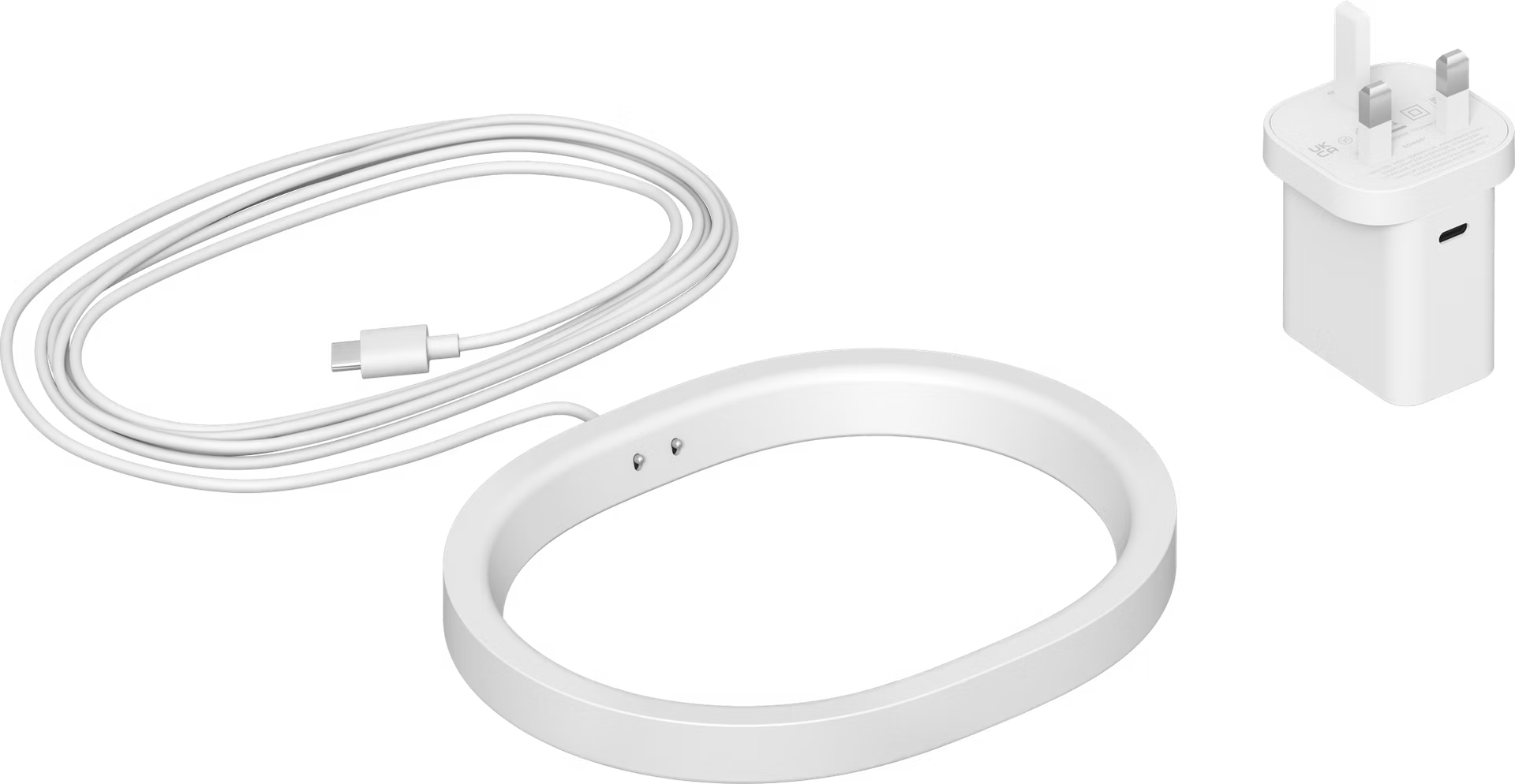 Sonos Loop Dock for Move 2 in white — official hanging dock accessory for Sonos Move Gen 2 speaker