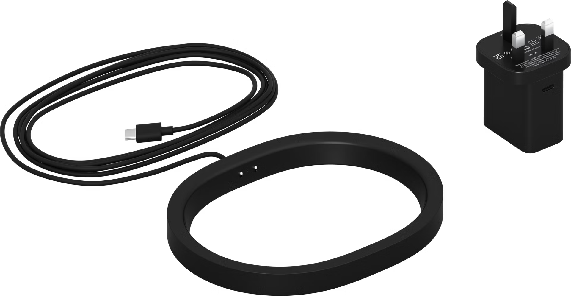 Sonos Loop Dock for Move 2 in black — official hanging dock accessory for Sonos Move Gen 2 speaker