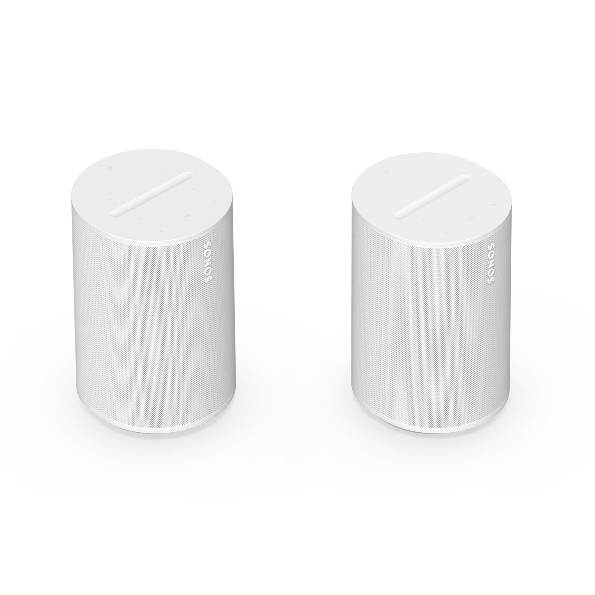 Sonos Era 100 Pro Pair in white — premium smart stereo speaker duo for immersive HiFi home audio