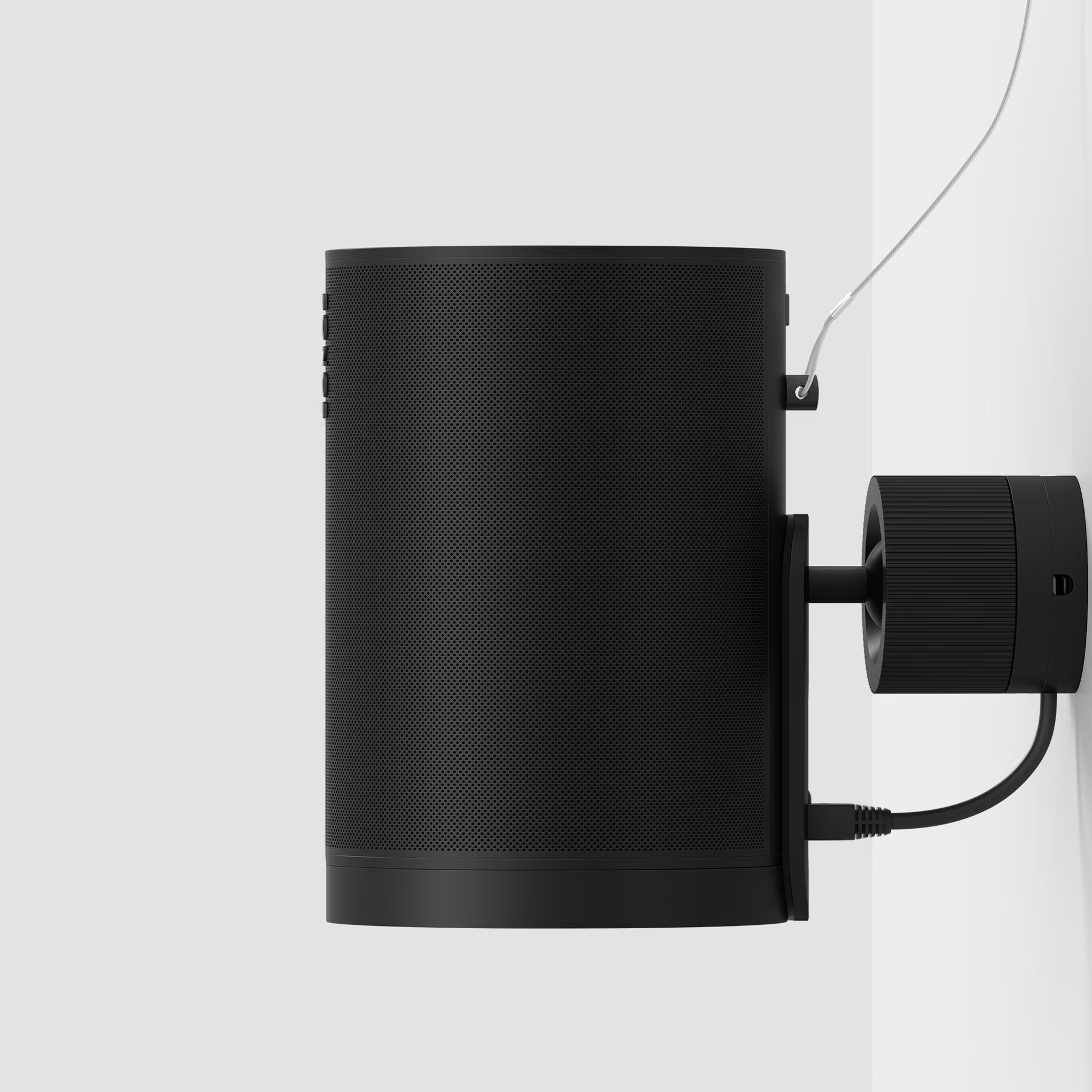 Sonos Era 100 Pro black touch controls — volume, play and mic mute on pro HiFi smart loudspeaker