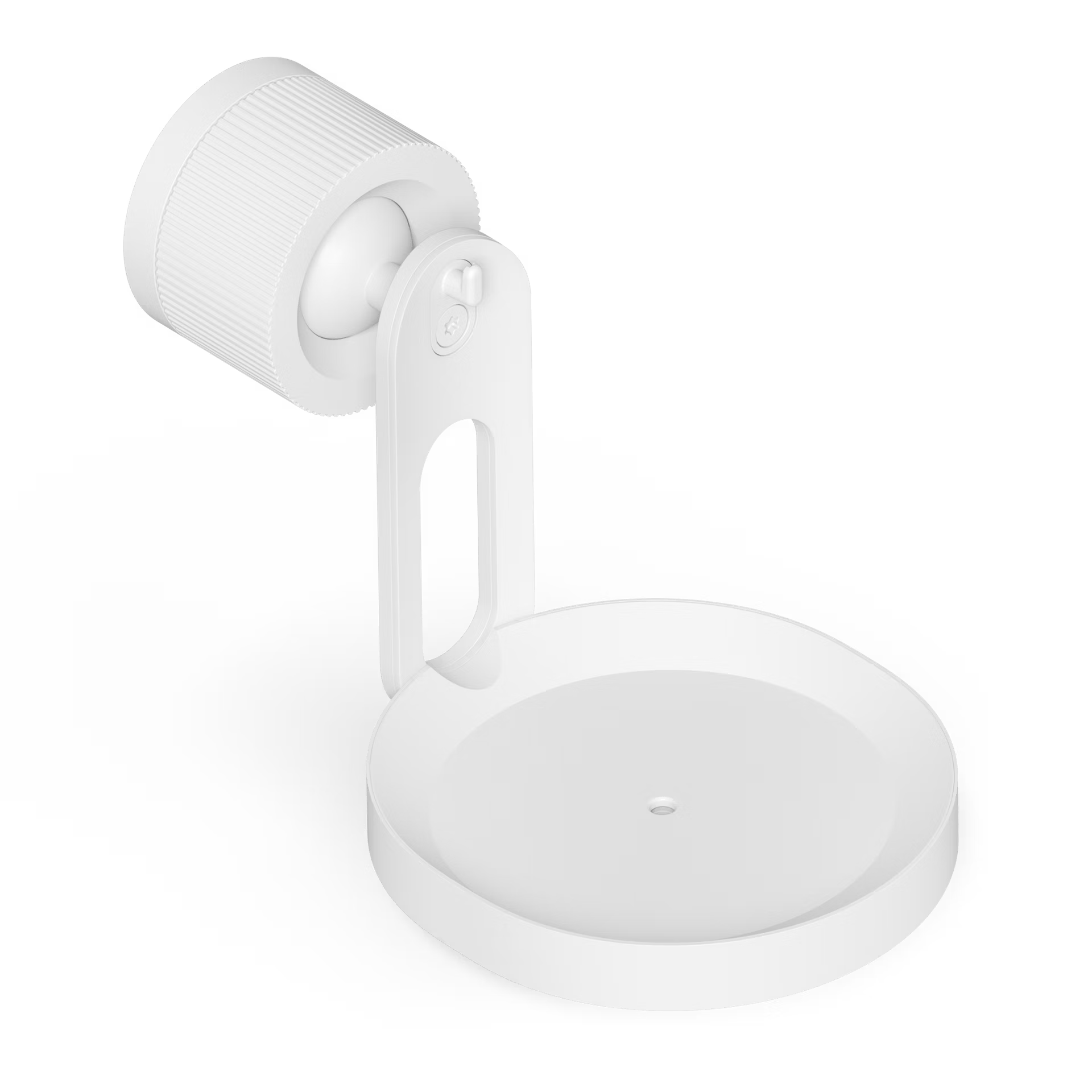 Single Sonos Era 100 Pro white surface mount — professional swivel tilt bracket for flexible speaker aim