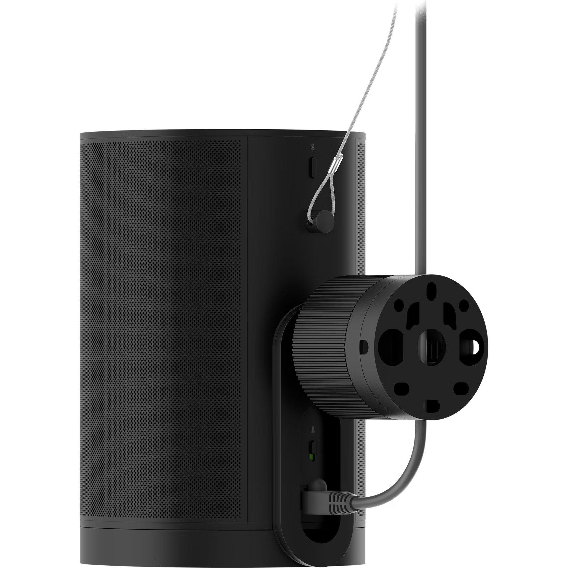 Sonos Era 100 Pro on black surface mount — official swivel tilt bracket for professional speaker placement
