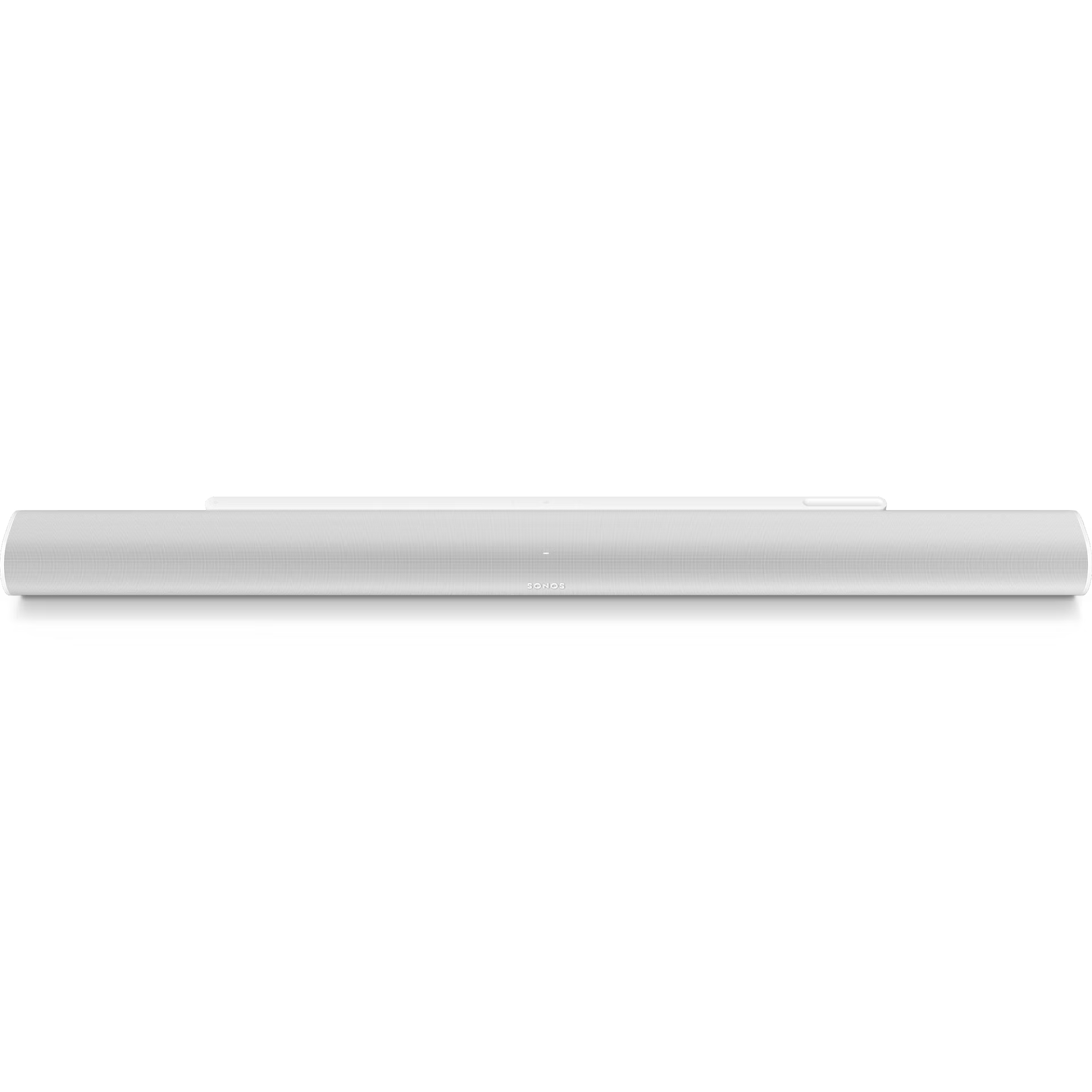 White rectangular object on a black background