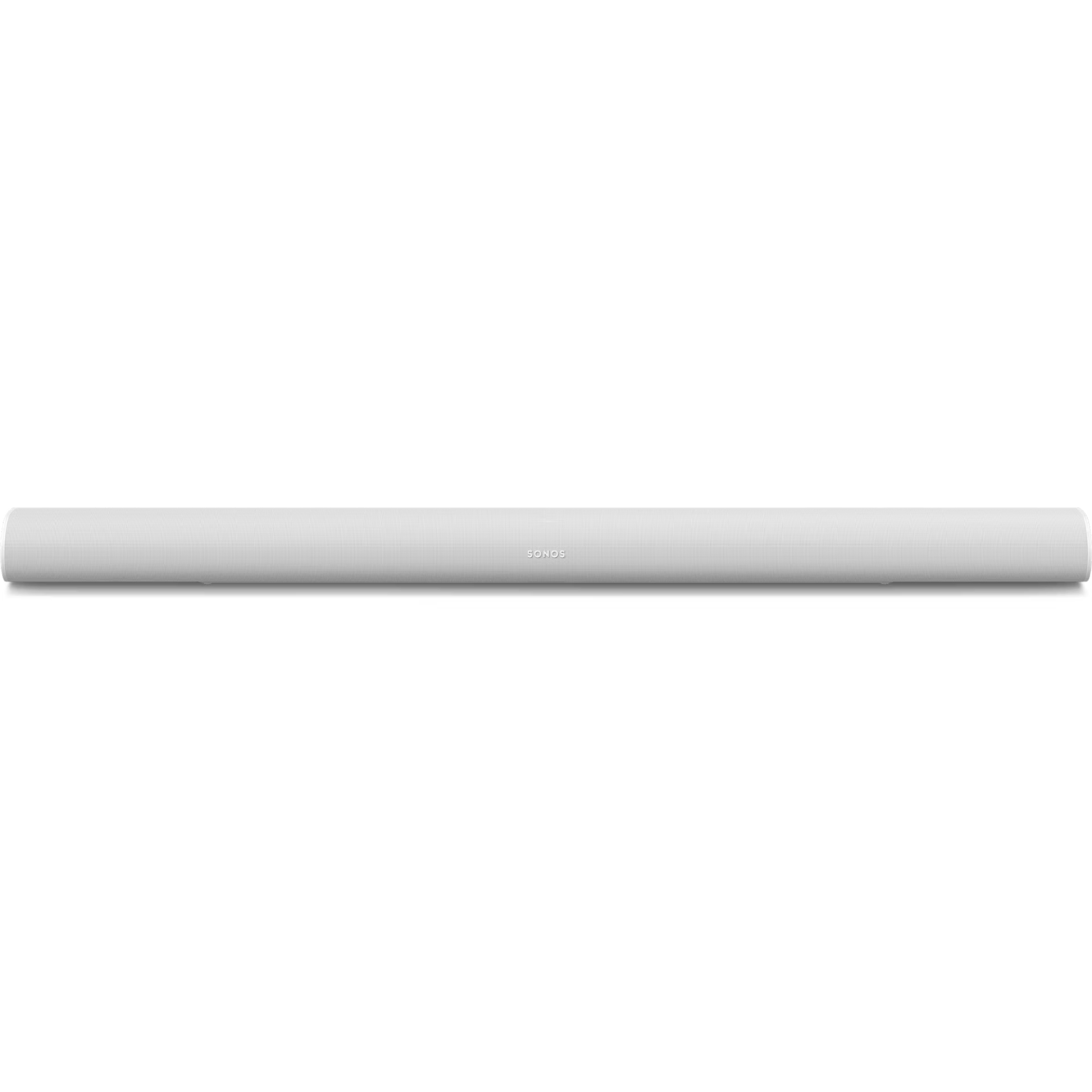 Sonos Arc Ultra white smart soundbar in box with accessories — premium HiFi soundbar unboxing setup