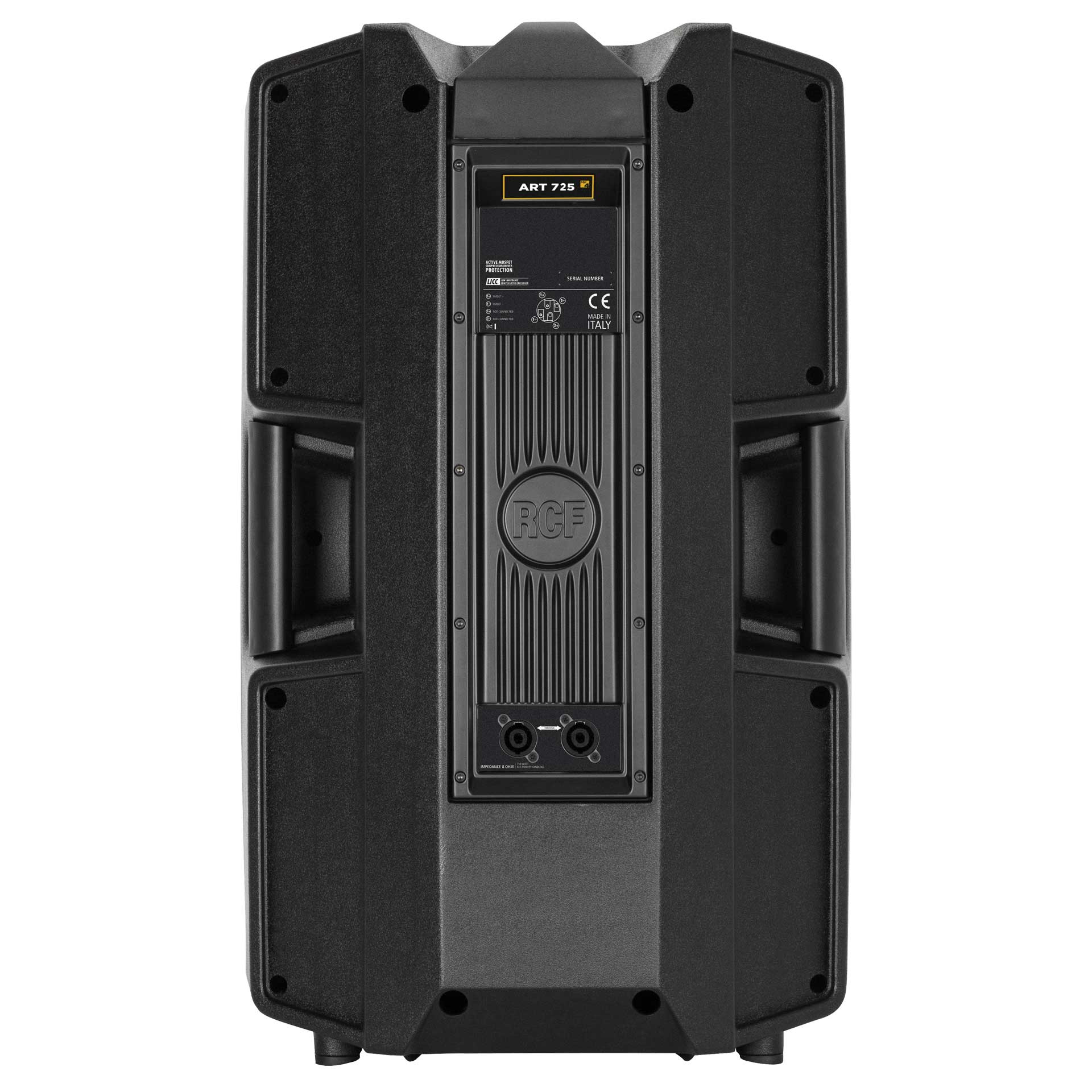 RCF ART 725 MK4 Speaker - Close-up of 15" Woofer and Compression Driver