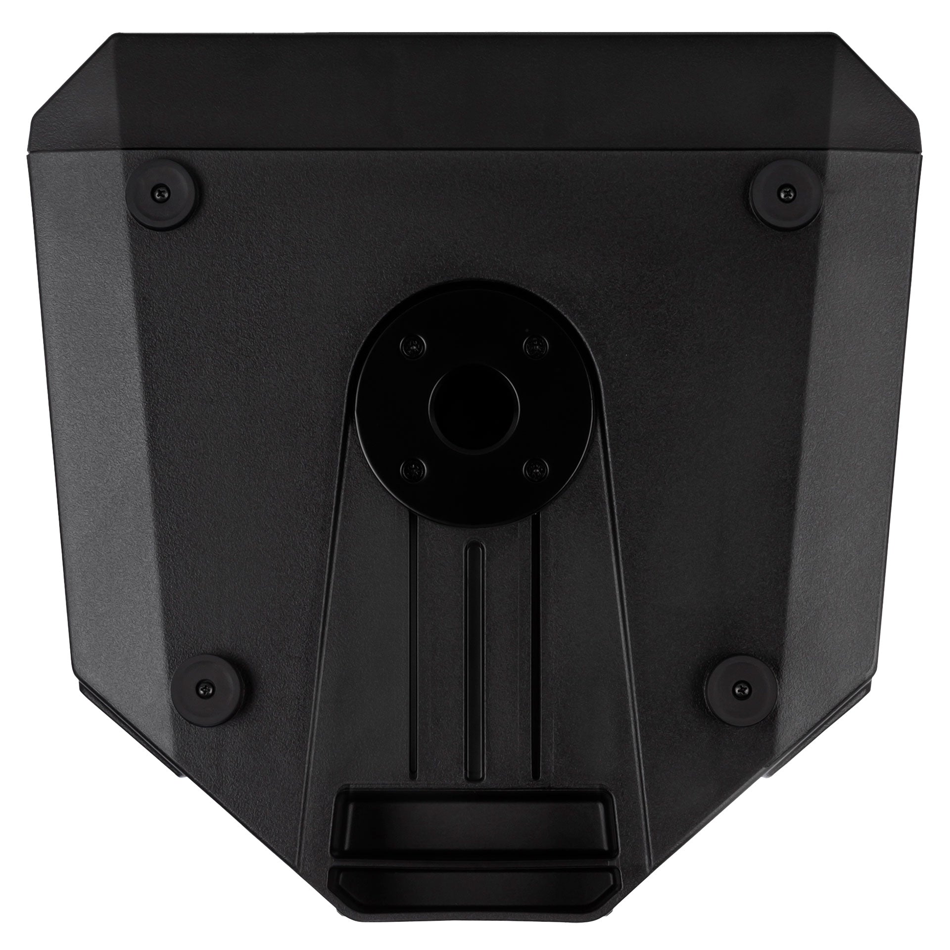 RCF ART 915-A Professional Active Speaker bottom view showing 35mm pole-mount insert
