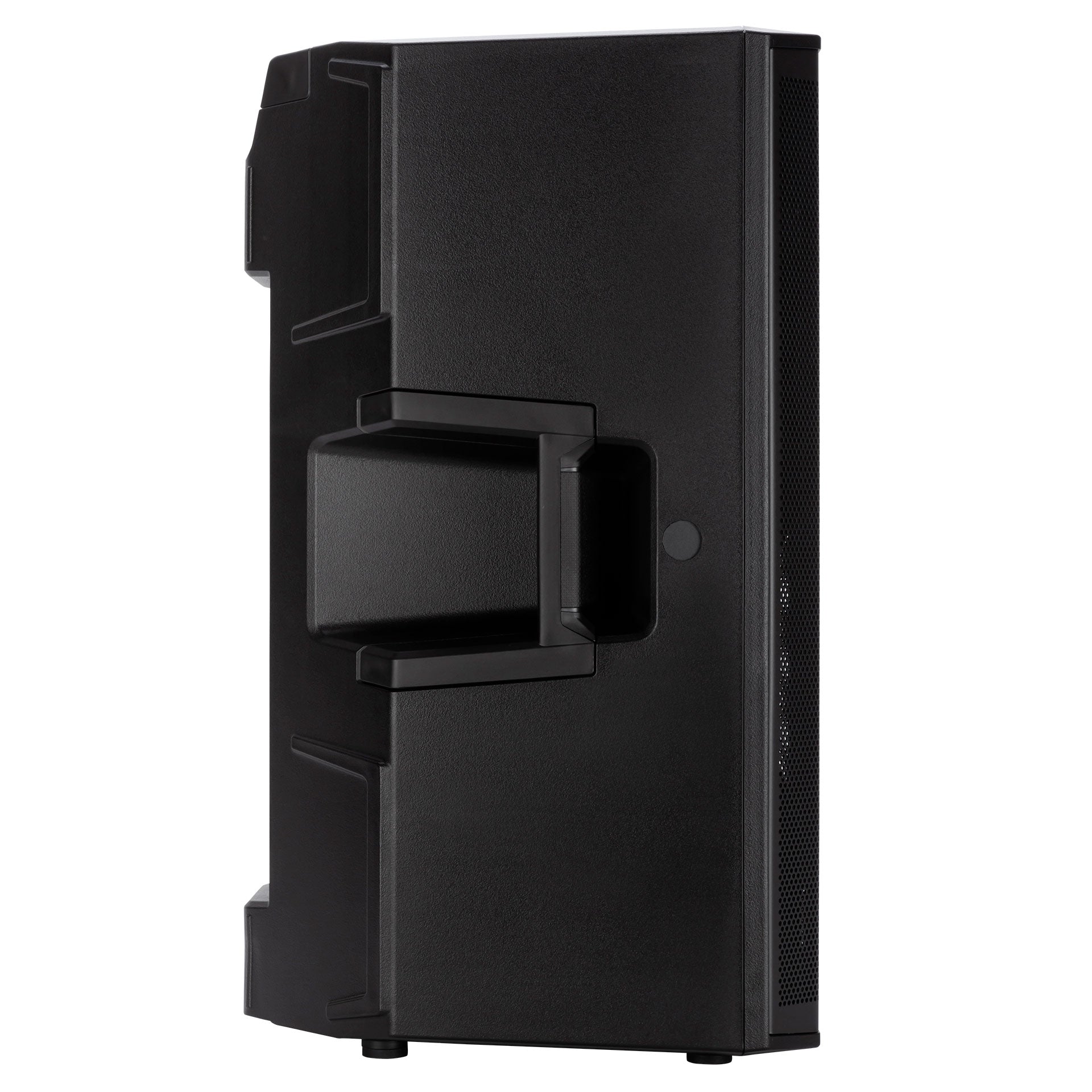 Right-side profile of RCF ART 915-A Professional Active Speaker showing side handle and cabinet depth