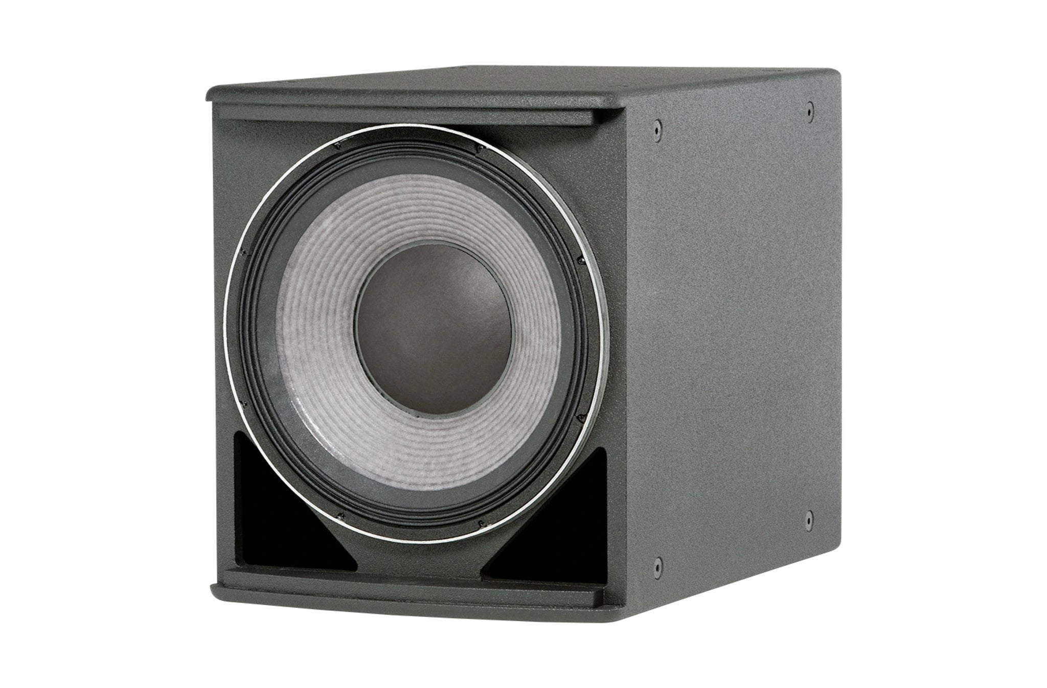 JBL ASB6115 Compact 15-inch Subwoofer side profile view
JBL ASB6115 Compact 15-inch Subwoofer side angle showing rectangular cabinet