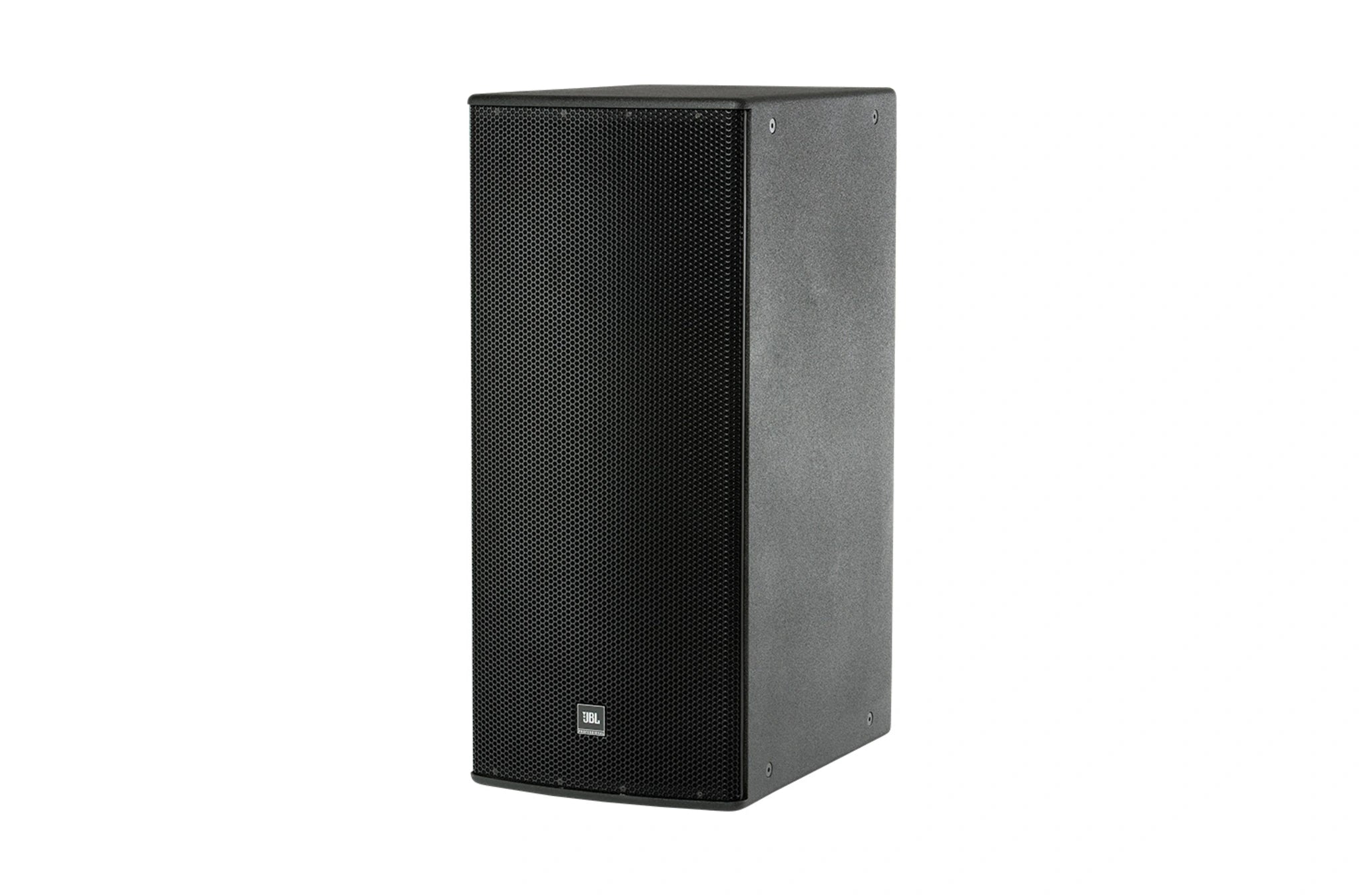 JBL ASB6125 Dual 15-inch Subwoofer front grille and driver layout
Front-facing JBL ASB6125 Dual 15-inch Subwoofer cabinet