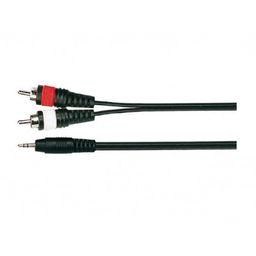 Thomsun BB413 mini jack 3.5mm to dual RCA stereo audio cable adapter