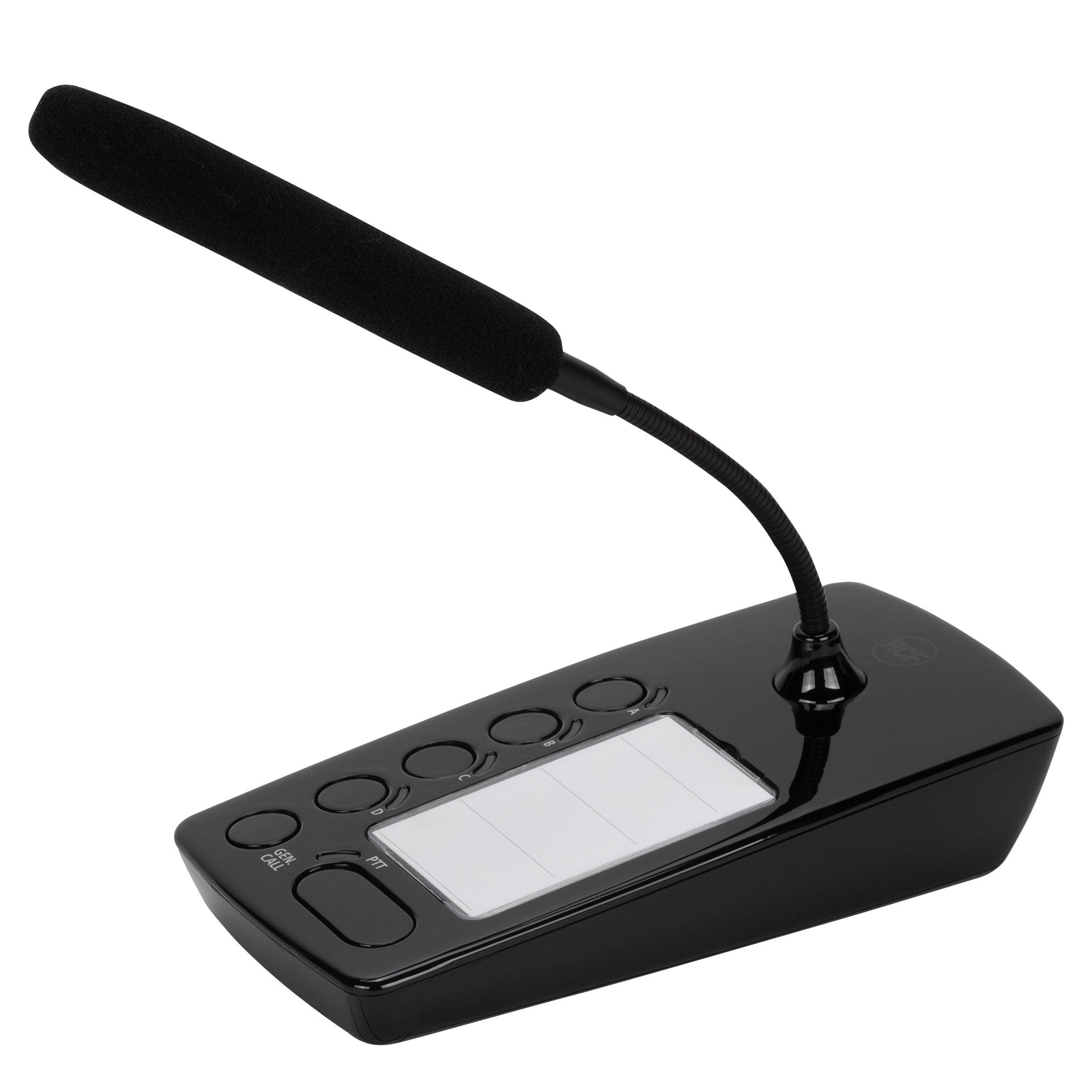 RCF BM 404 Paging Microphone - Base and Gooseneck Detail