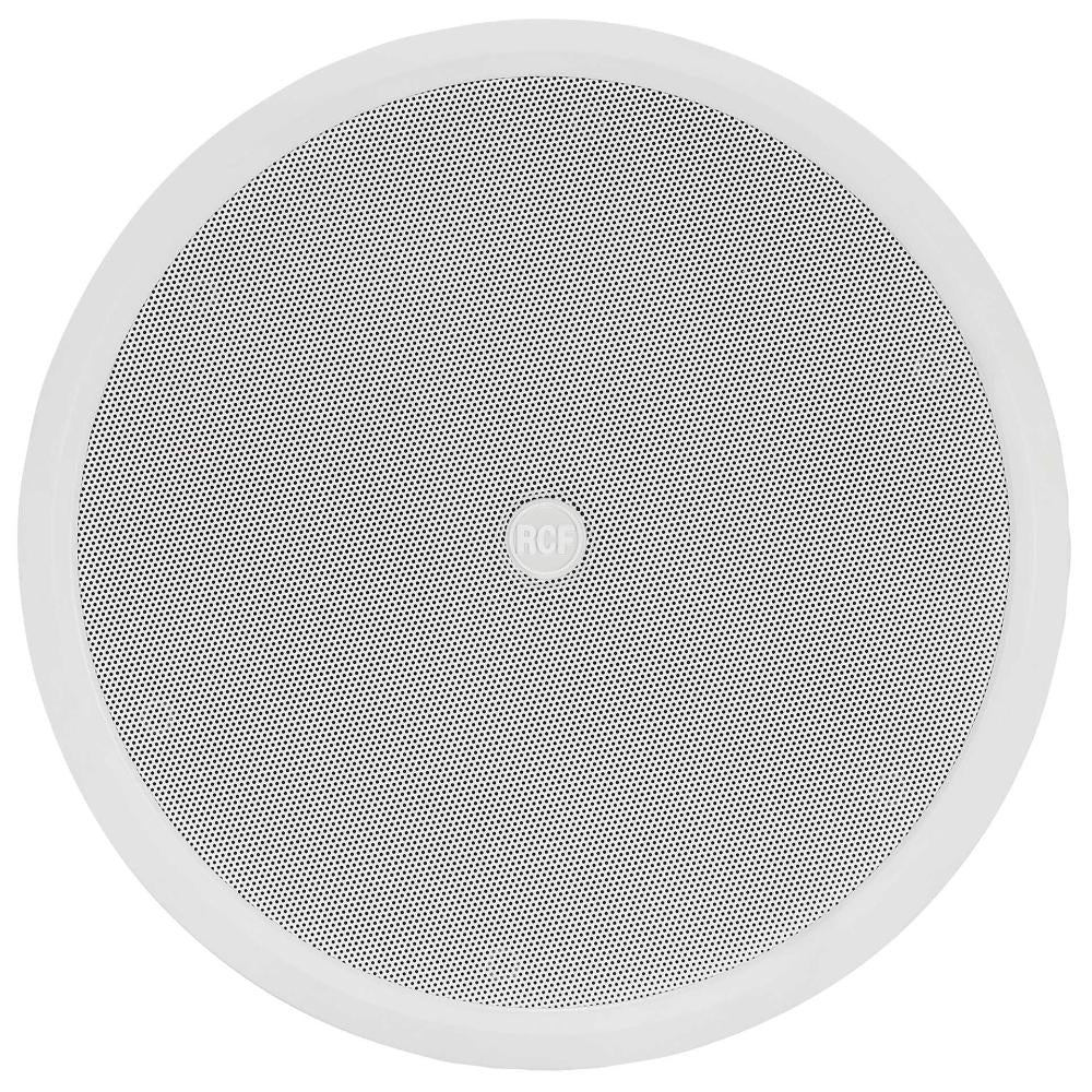 RCF CMR 50T W white ceiling speaker installed in commercial interior