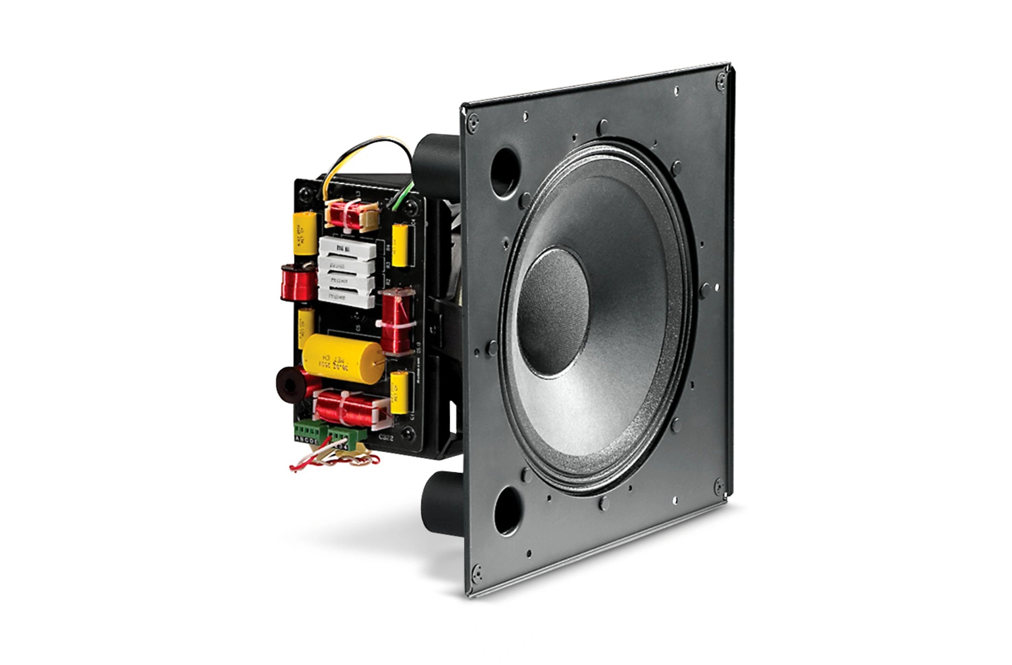 JBL Control 322CT High-Output 12 in. Coaxial Ceiling Loudspeaker side profile view