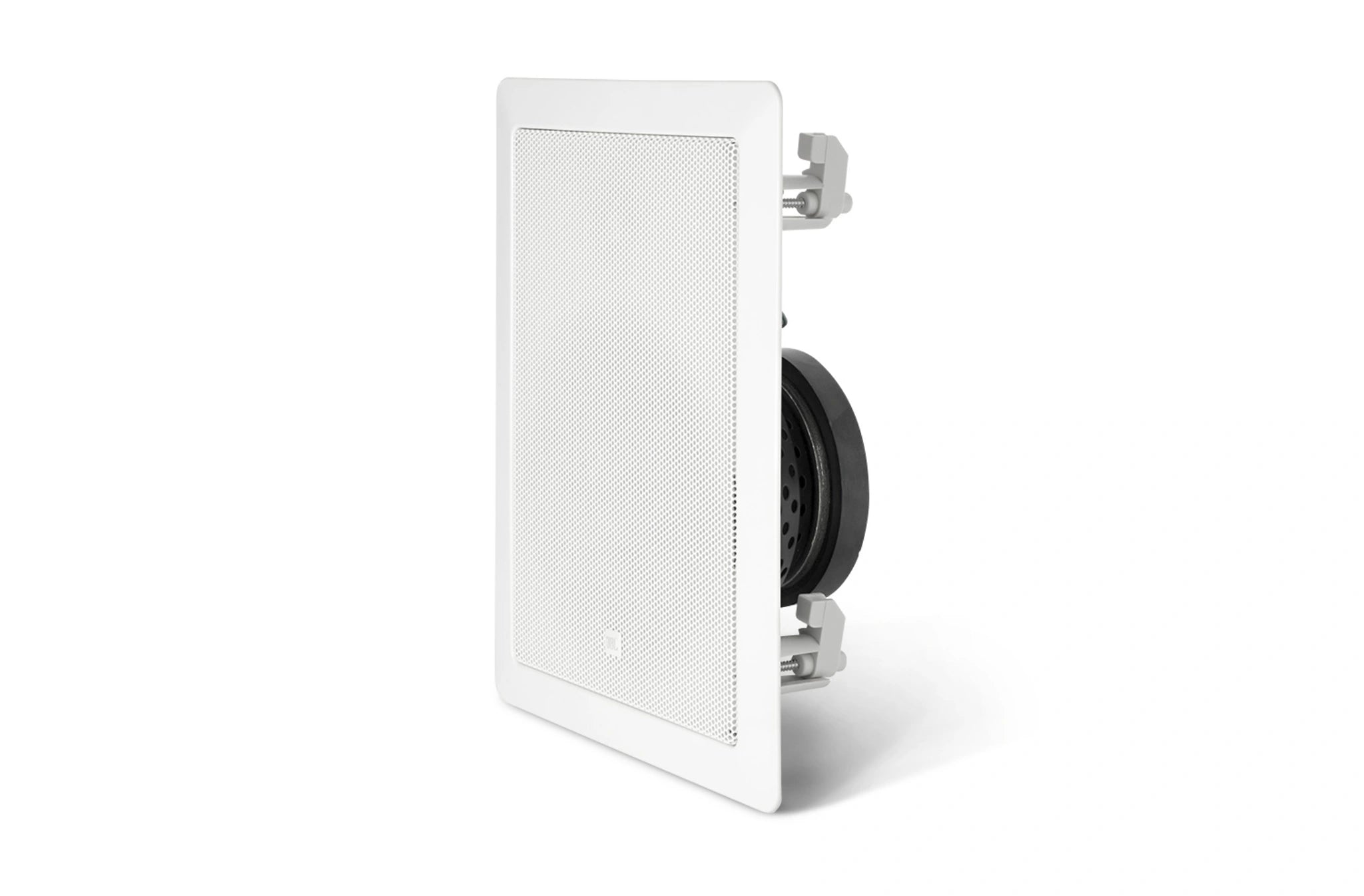 JBL Control 126W Premium In-Wall Loudspeaker side profile view showing in-wall mounting depth