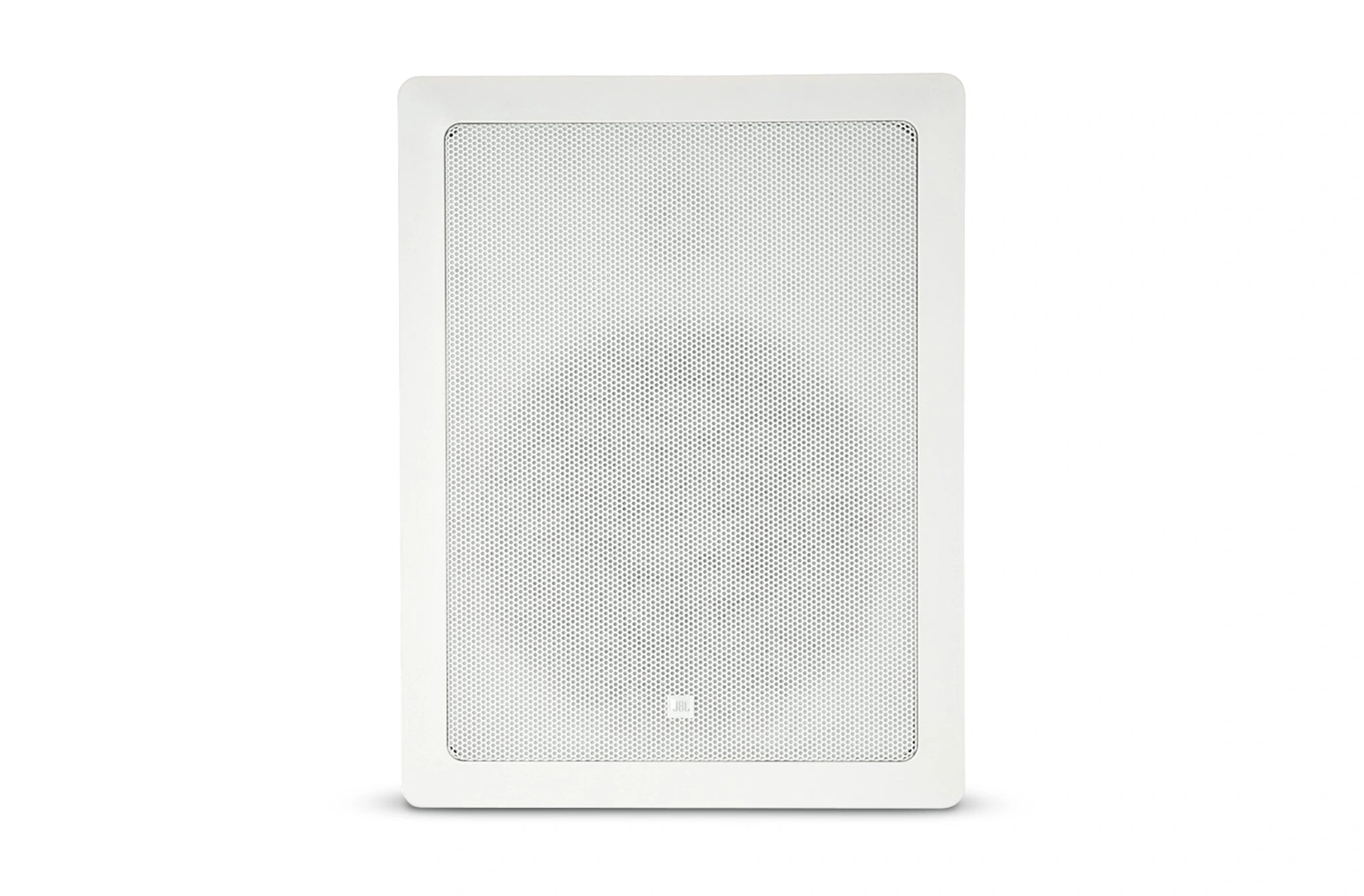 JBL Control 128W Premium In-Wall Loudspeaker front view showing LF cone and titanium dome tweeter