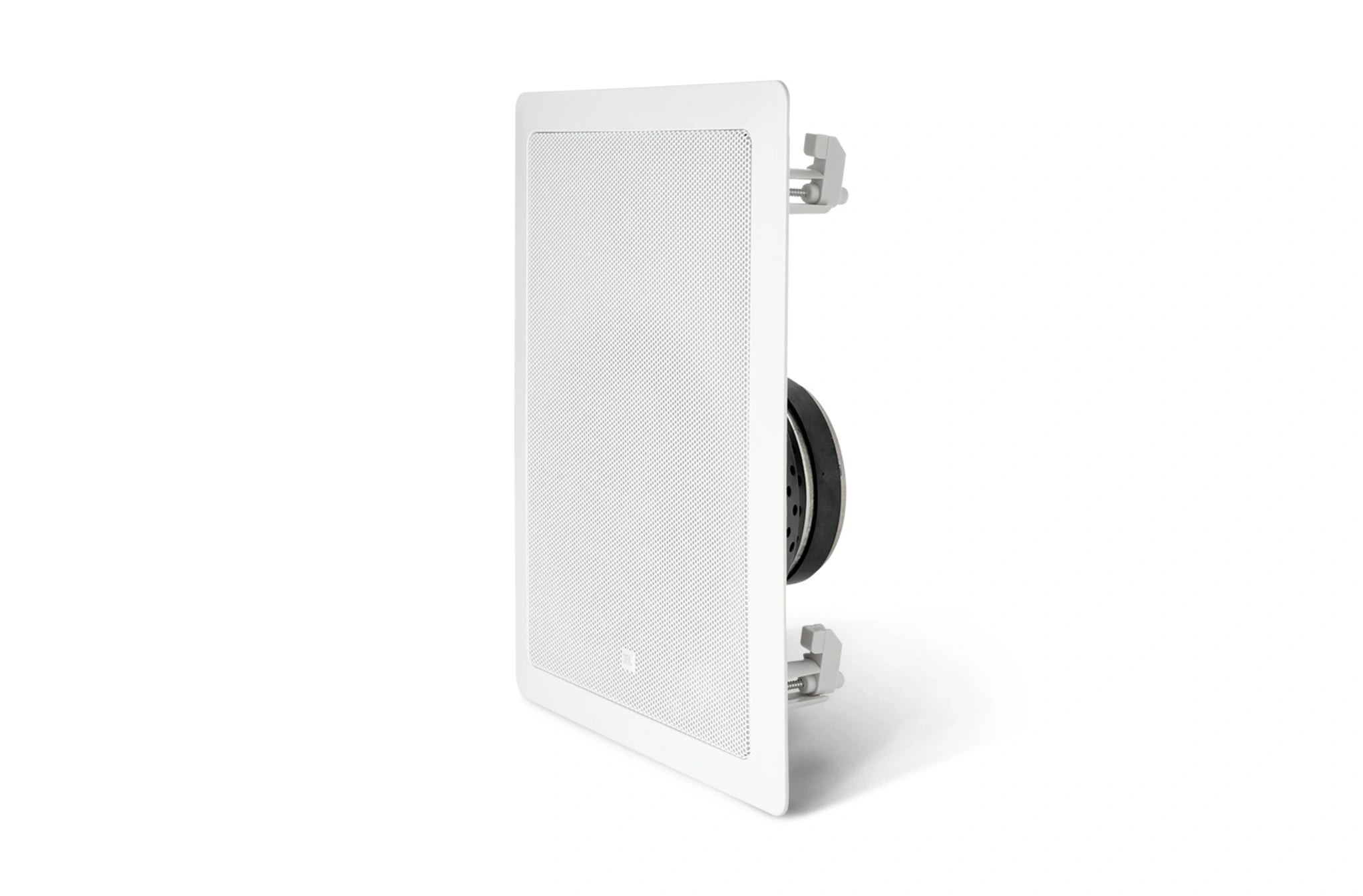 JBL Control 128WT Premium In-Wall Loudspeaker side profile view showing in-wall mounting depth
