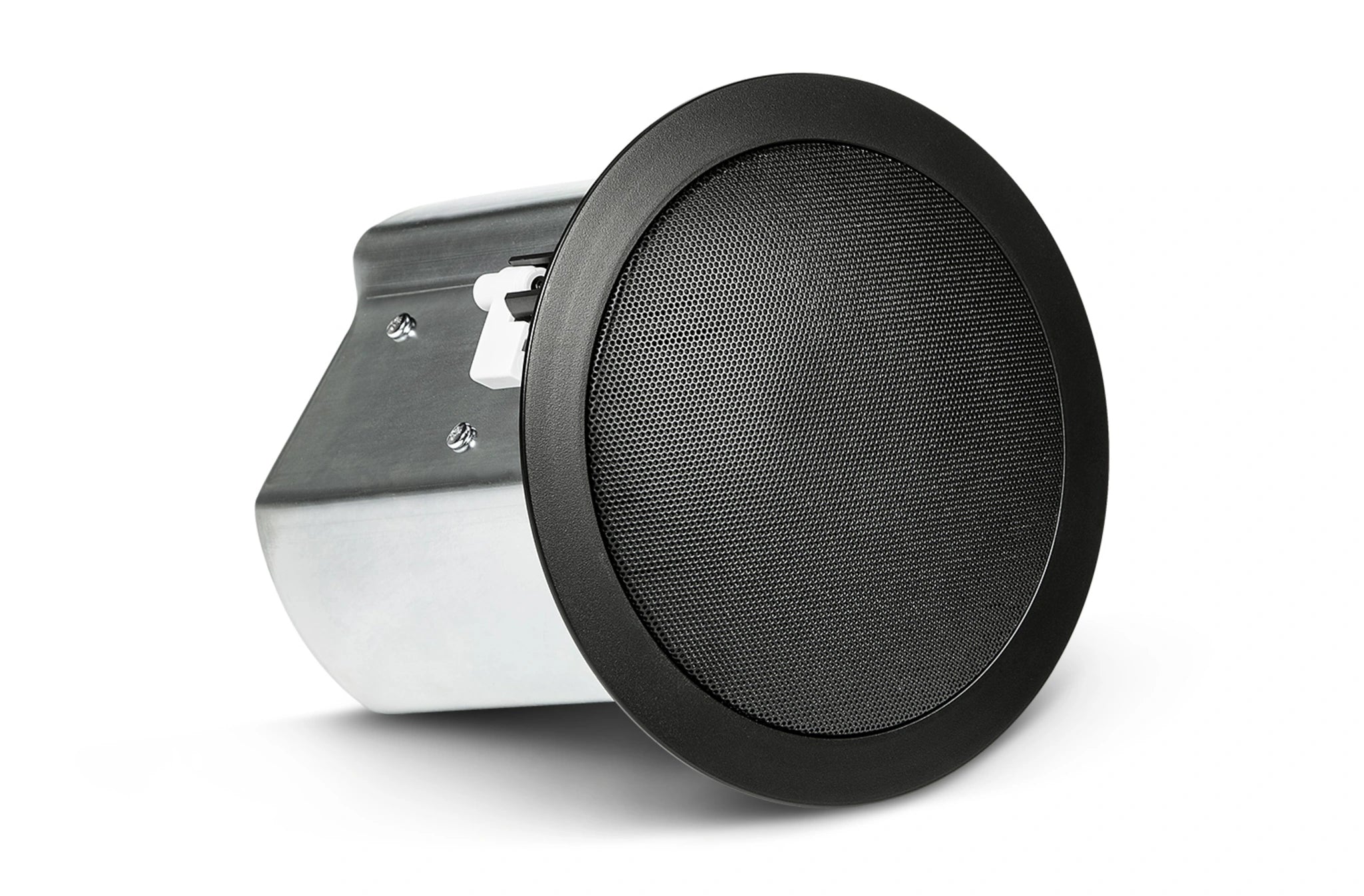 JBL Control 14C/T Two-Way 4" Coaxial Ceiling Loudspeaker front view with grille -Black