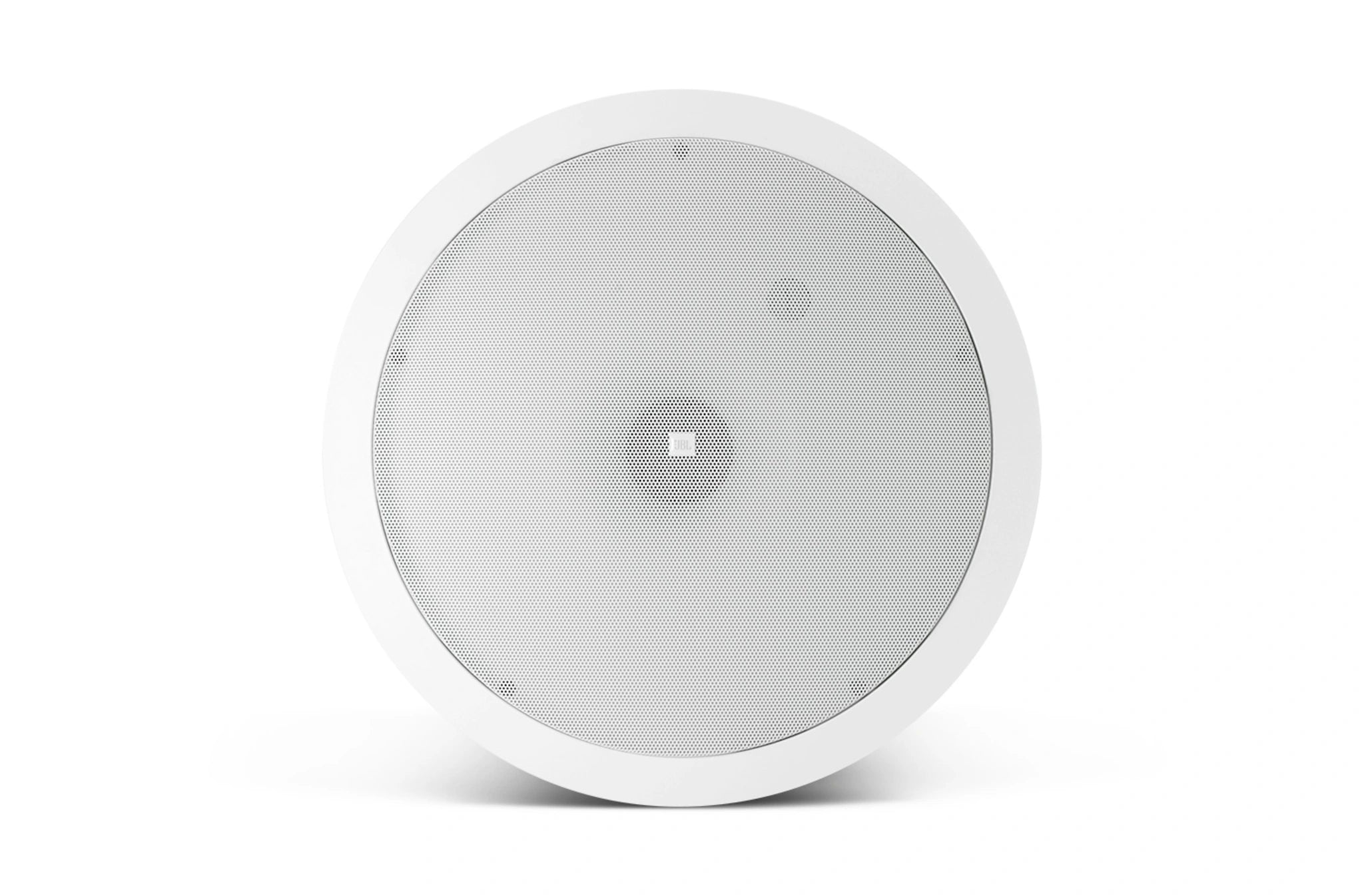 Front-facing JBL Control 19CS In-Ceiling Subwoofer showing 8-inch subwoofer driver