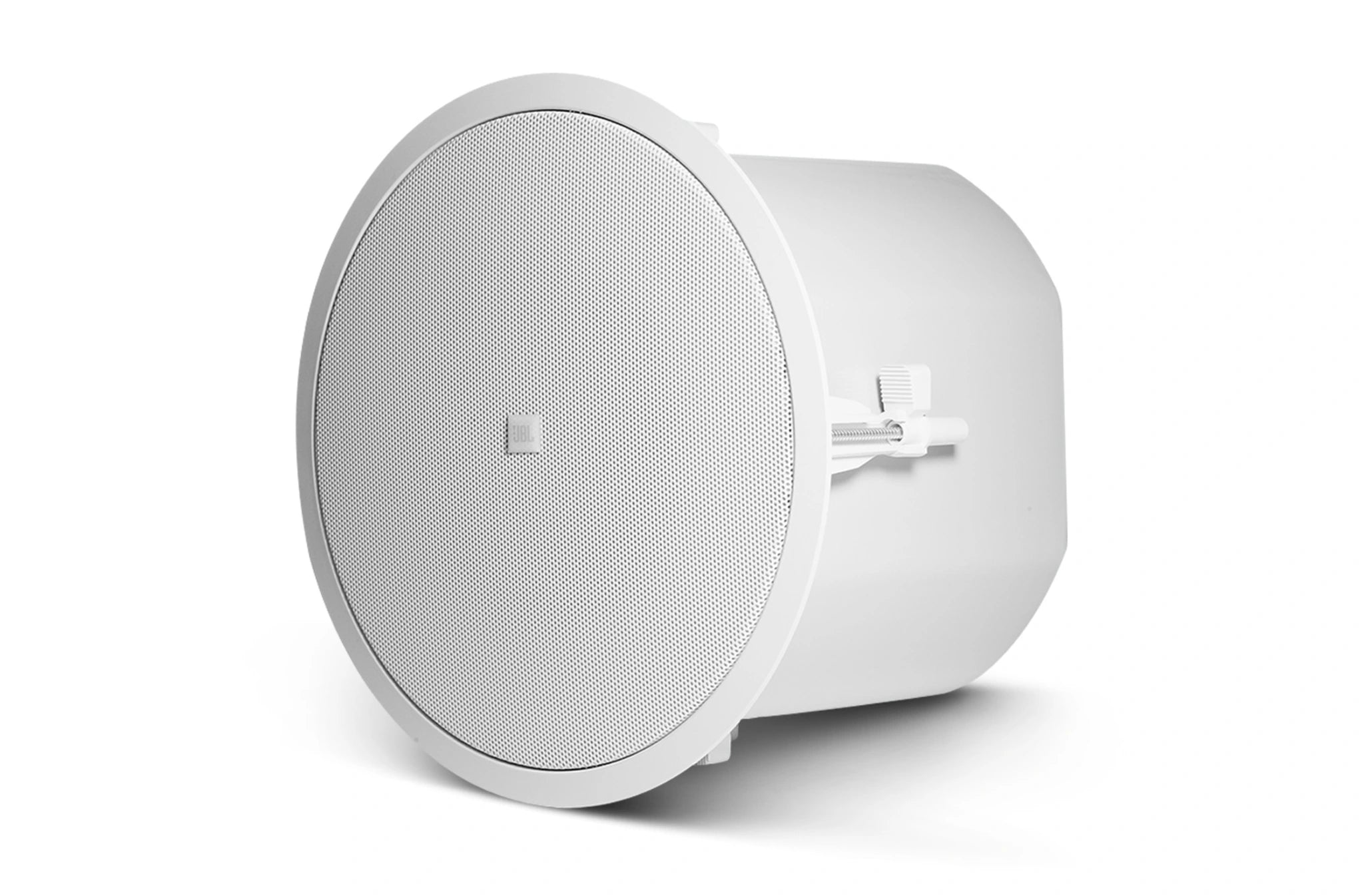 Front-facing JBL Control 226C/T 6.5" Coaxial Ceiling Loudspeaker showing LF cone and HF compression driver