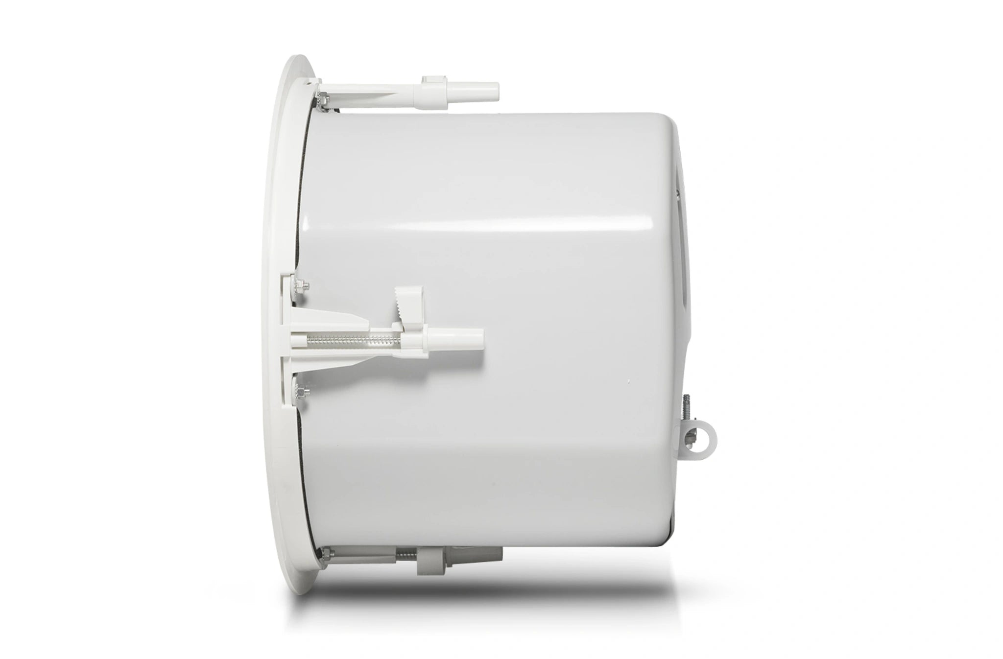 Side view of JBL Control 226C/T 6.5" Coaxial Ceiling Loudspeaker C-ring mounting clearance