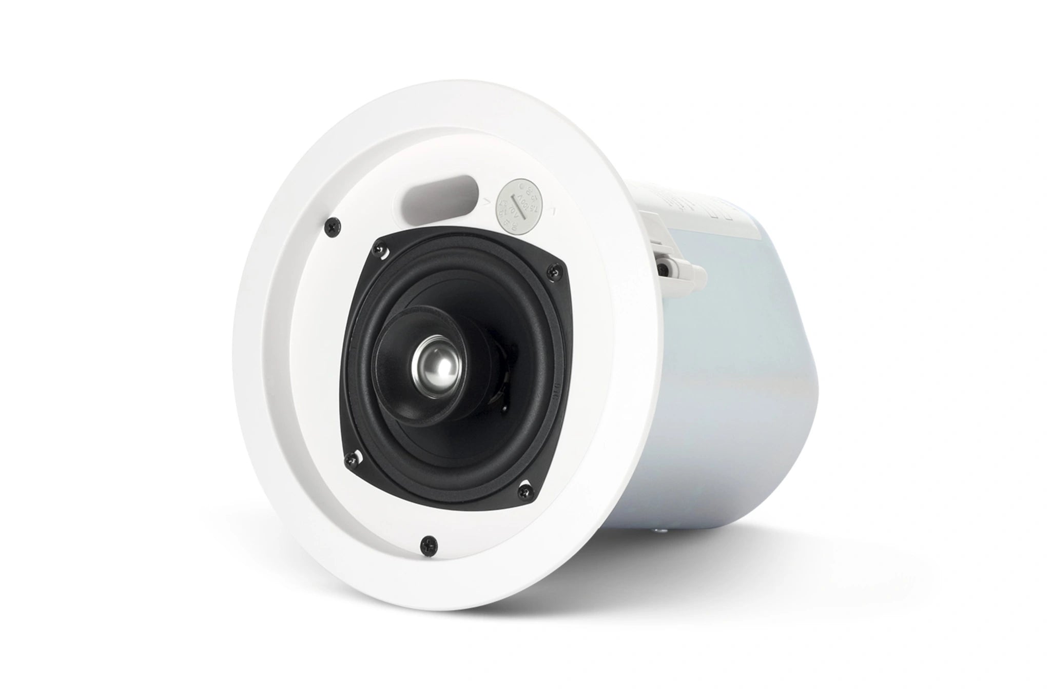 JBL Control 24CT Background/Foreground Ceiling Loudspeaker white grille close-up detail