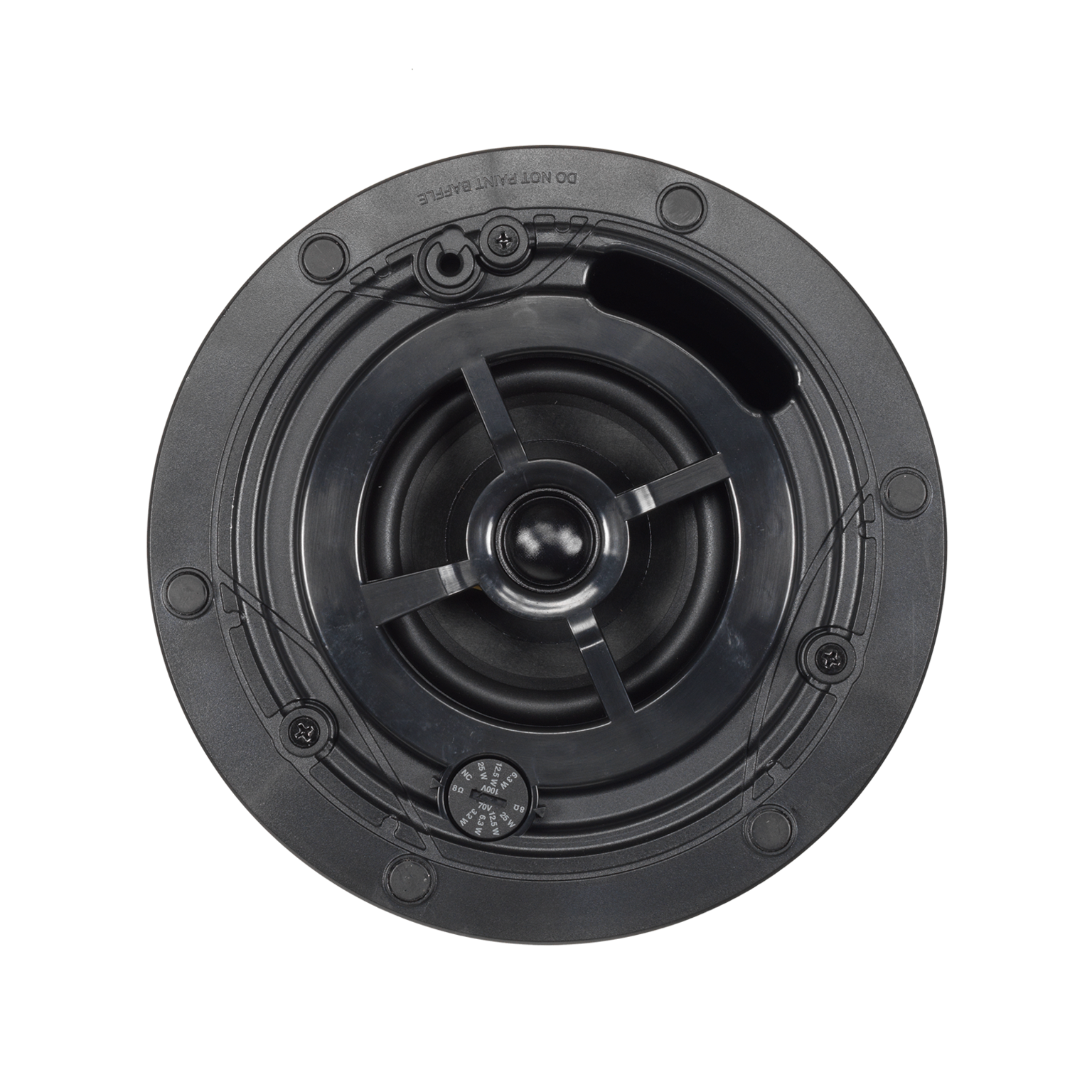 JBL Control 414C/T 4" Two-Way Coaxial Ceiling Loudspeaker flush-mounted ceiling installation