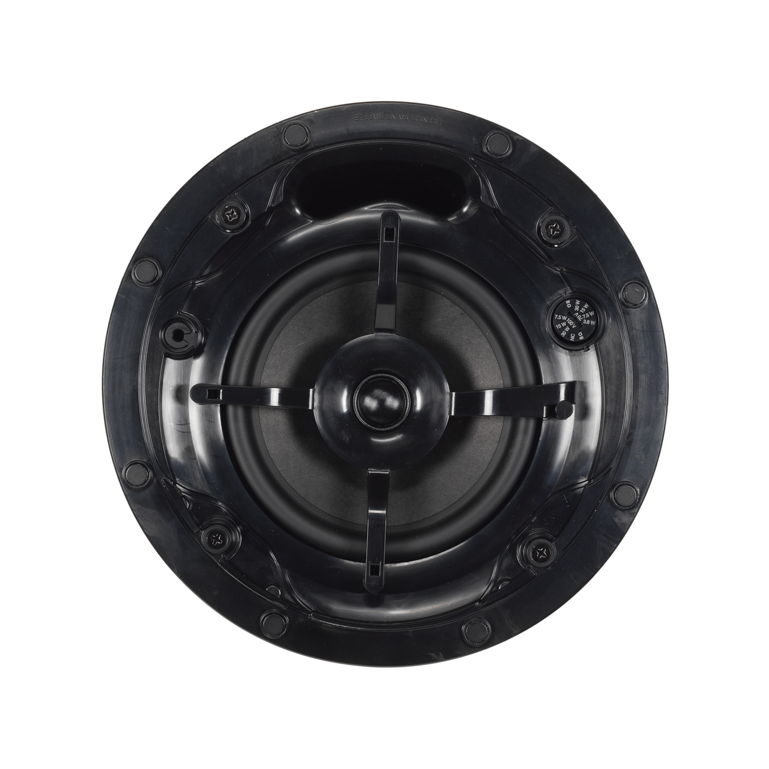 JBL Control 416C/T-VA 6.5" Two-Way Coaxial Ceiling Loudspeaker round grille close-up detail
