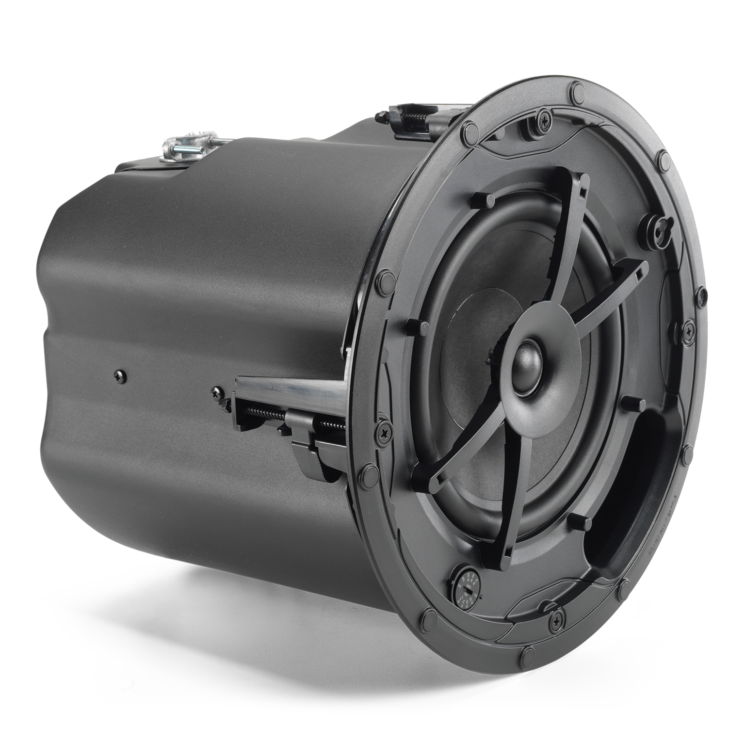 JBL Control 418C/T 8" Two-Way Coaxial Ceiling Loudspeaker rear view showing backcan