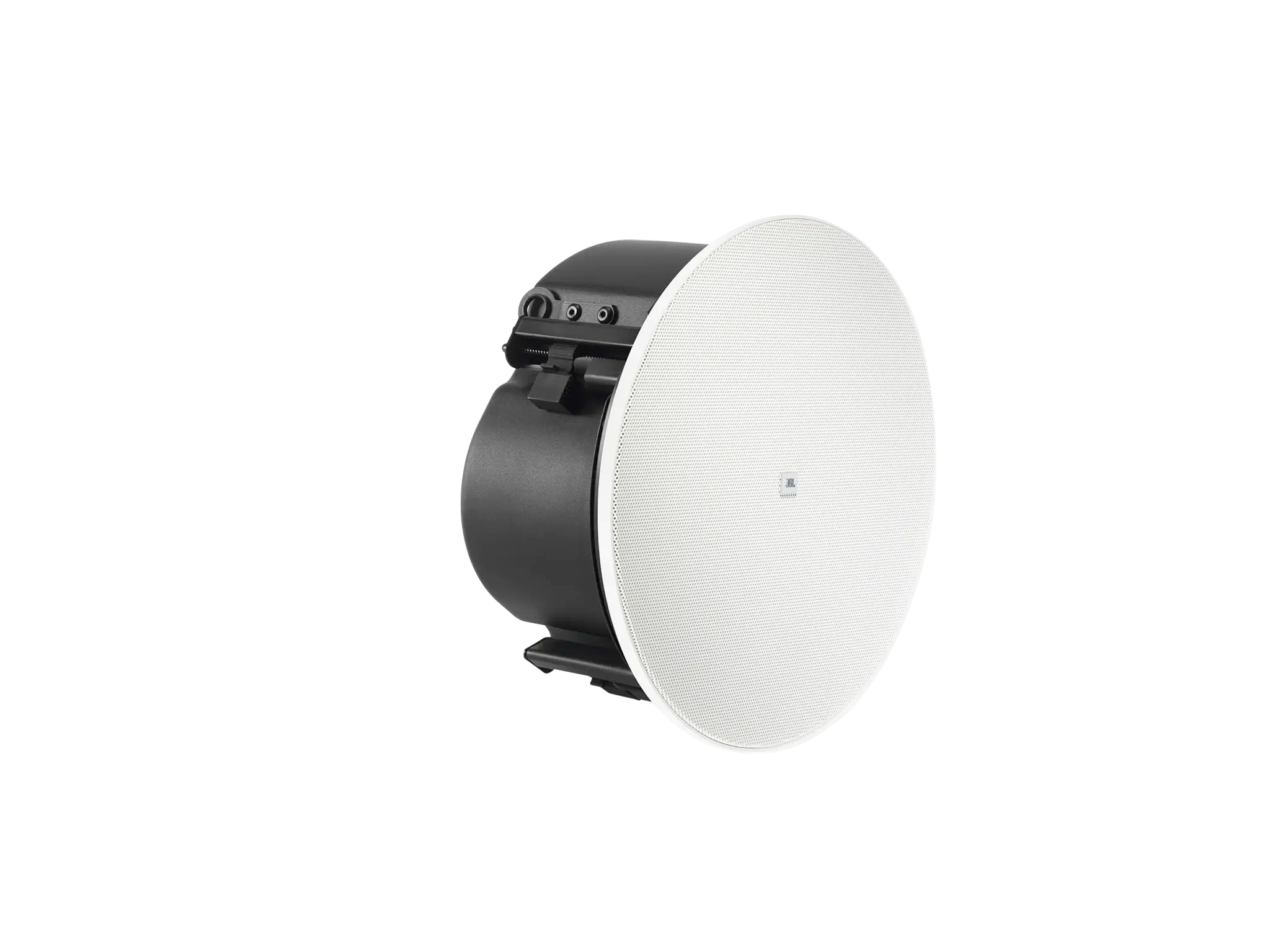 JBL Control 424LP 4" CRBI-Equipped Two-Way Coaxial Ceiling Loudspeaker side profile view showing low-profile enclosure