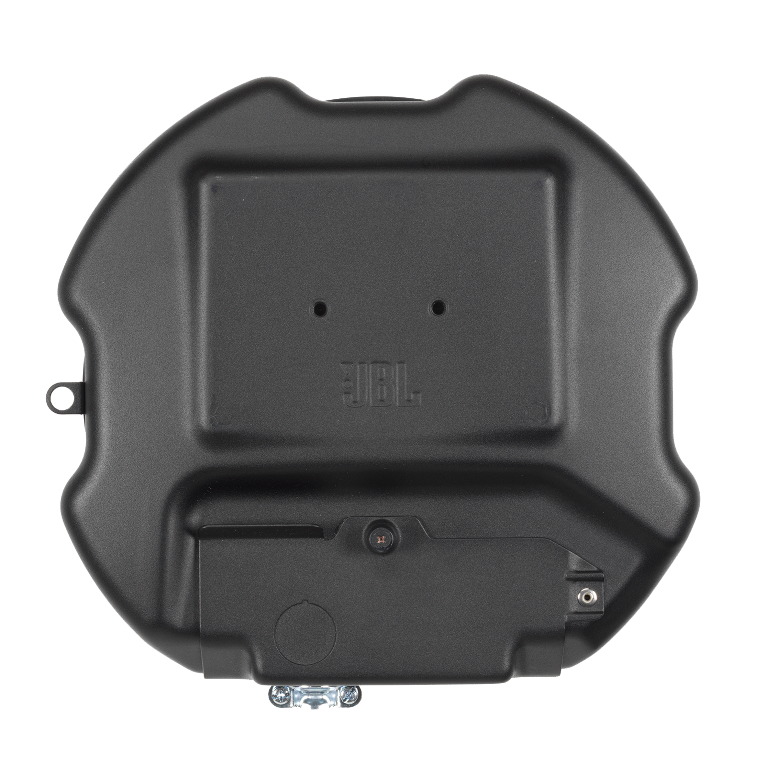 JBL Control 440CS/T 8" Ceiling Subwoofer back panel showing transformer tap settings