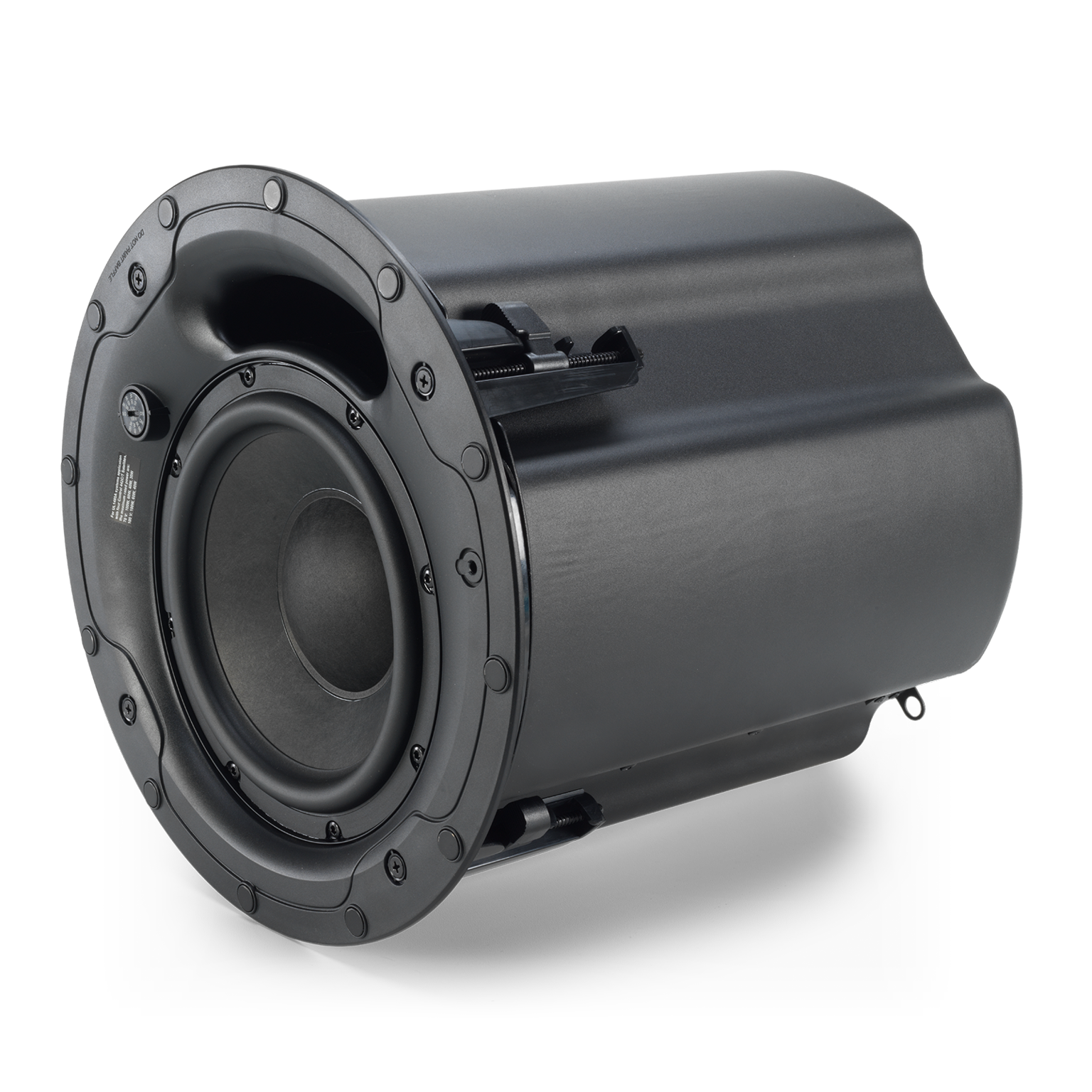 JBL Control 440CS/T 8" Ceiling Subwoofer side angle showing mounting depth
