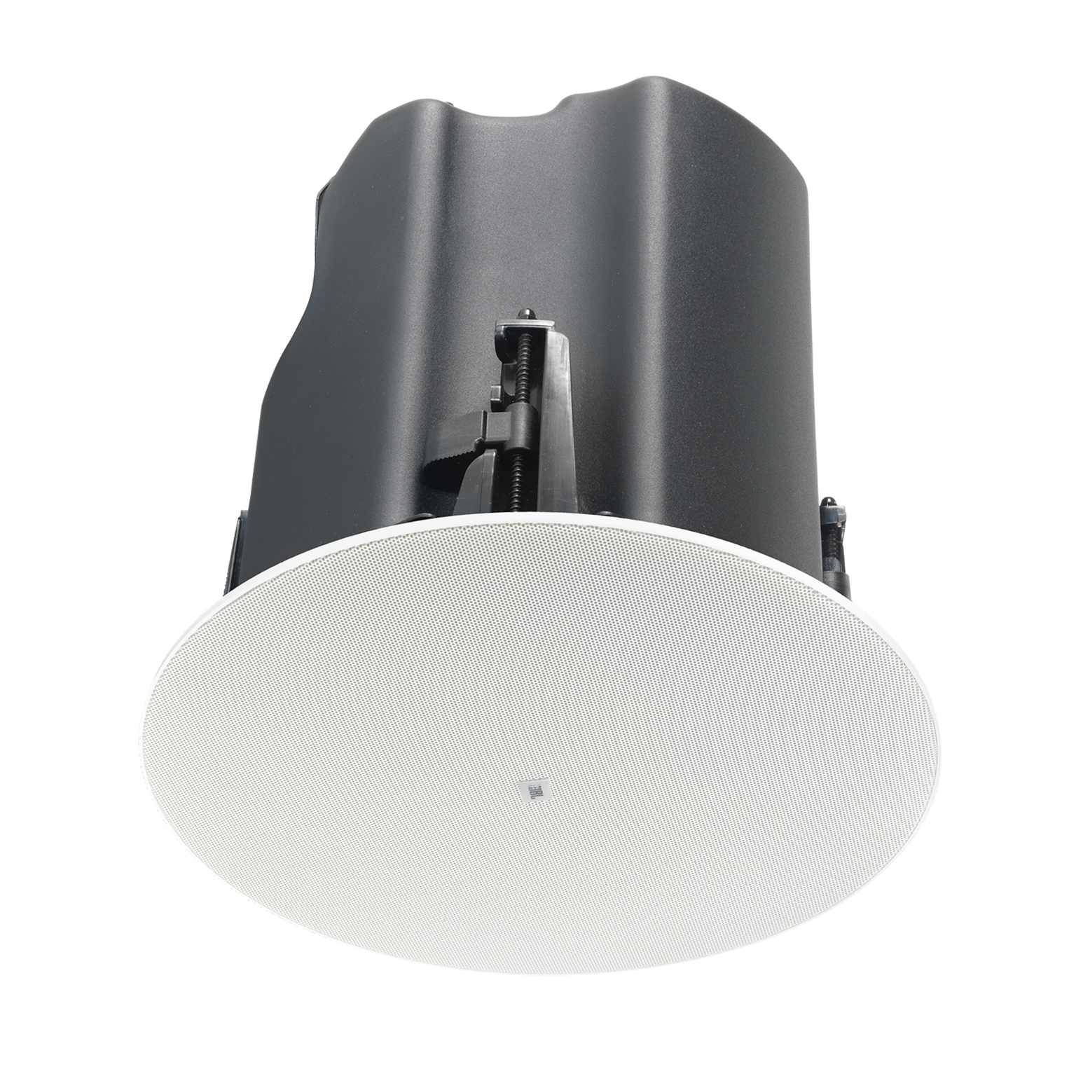 JBL Control 445C/T 5.25" RBI-Equipped Two-Way Coaxial Ceiling Loudspeaker front view with round grille