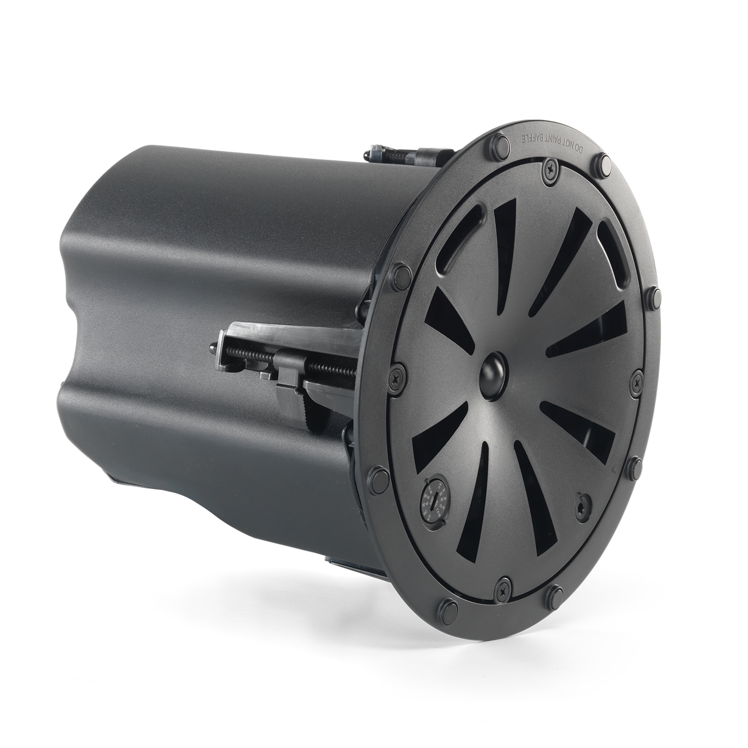 JBL Control 445C/T 5.25" RBI-Equipped Two-Way Coaxial Ceiling Loudspeaker side angle showing mounting depth