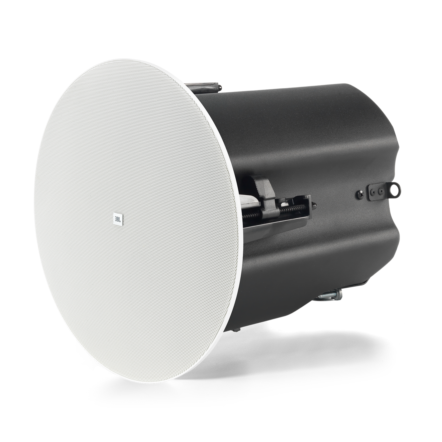 JBL Control 445C/T 5.25" RBI-Equipped Two-Way Coaxial Ceiling Loudspeaker Left side profile view