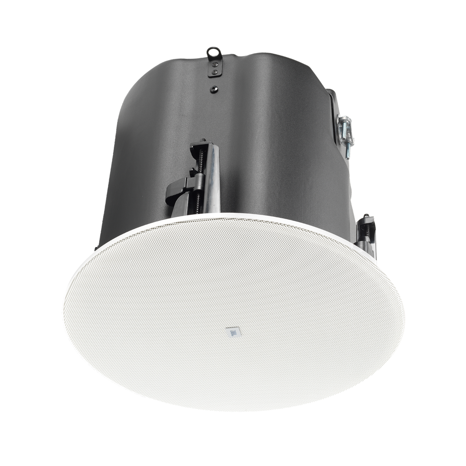 JBL Control 447C/T 6.5" RBI-Equipped Two-Way Coaxial Ceiling Loudspeaker front view with round grille