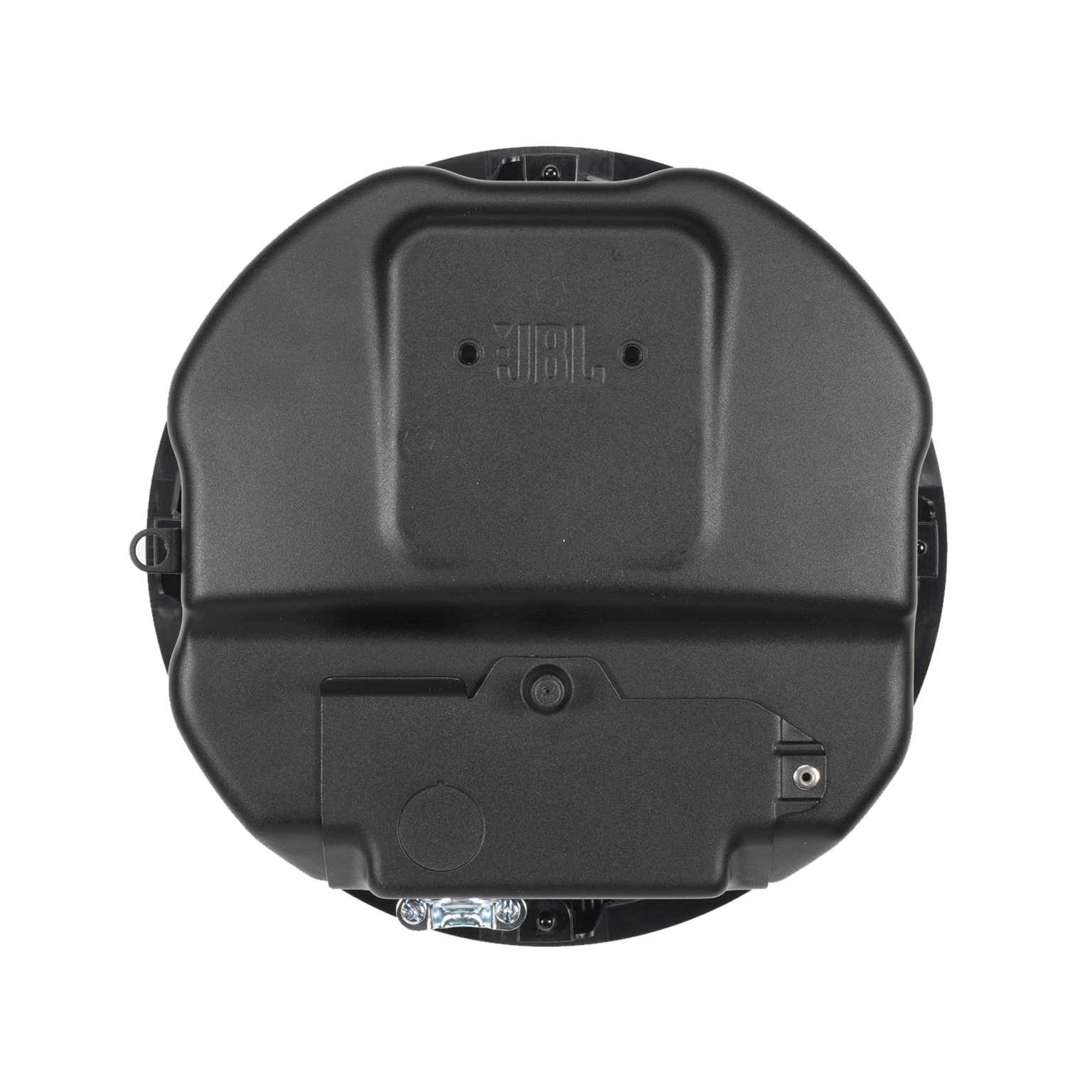 JBL Control 447C/T 6.5" RBI-Equipped Two-Way Coaxial Ceiling Loudspeaker back panel showing transformer tap settings