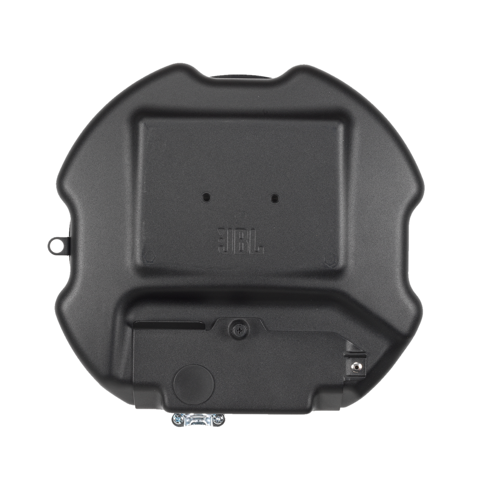JBL Control 447HC 6.5" RBI-Equipped Two-Way Coaxial Ceiling Loudspeaker back panel showing transformer tap settings