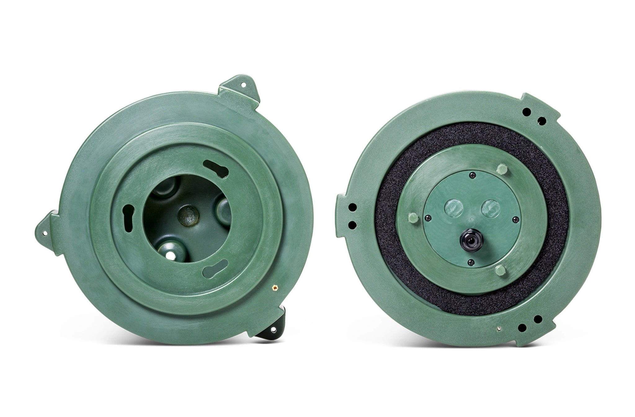 JBL Control 88M Two-Way Coaxial Mushroom Landscape Speaker back panel showing gland nut wiring entry