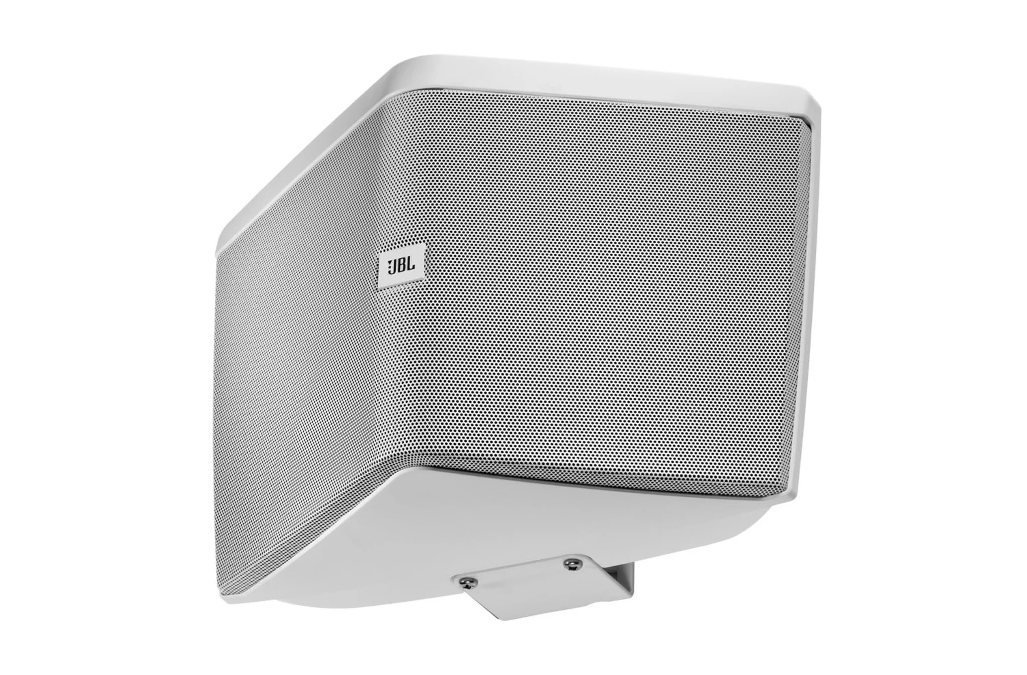 Front-facing JBL Control HST Wide-Coverage Speaker showing 180° horizontal coverage design