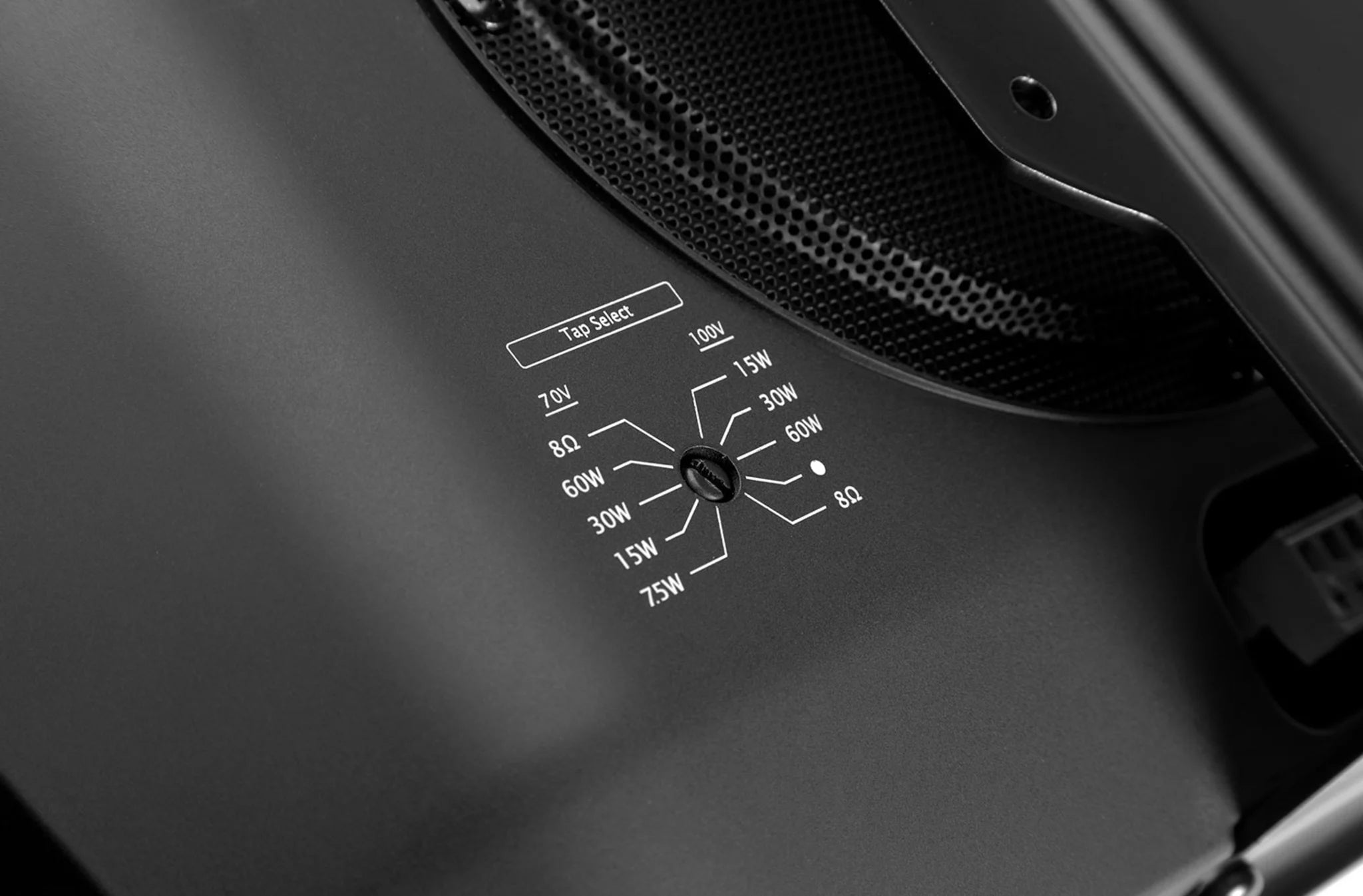 JBL Control HST Wide-Coverage Speaker Euro-block 4-pin connector close-up